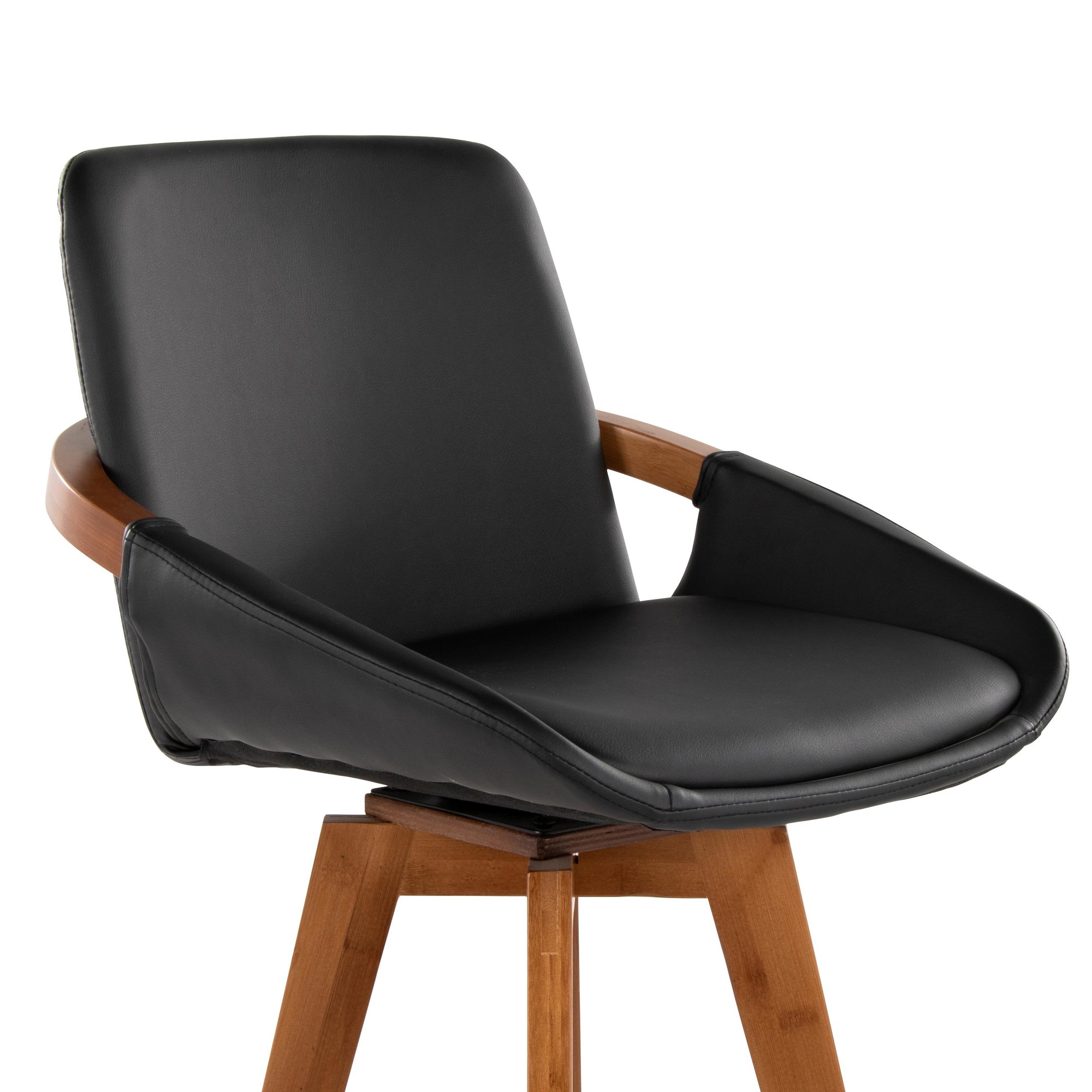 Cosmo-Mid-Century-Walnut-and-Black-Faux-Leather-Counter-Stool-9