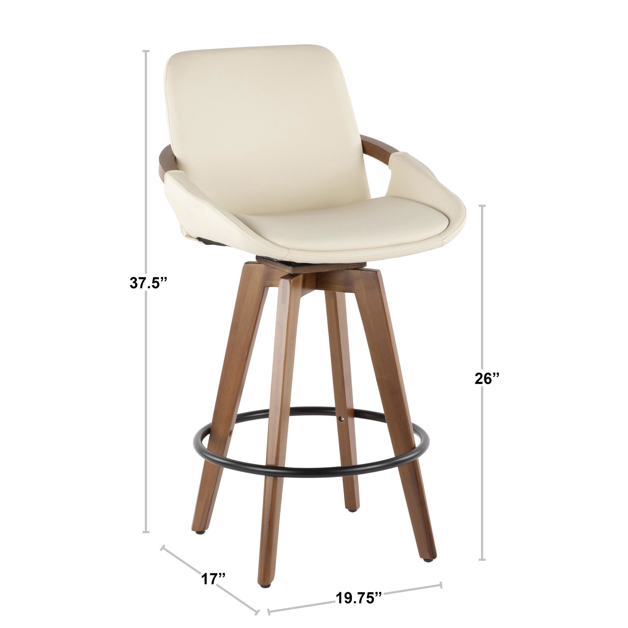 Cosmo-Mid-Century-Walnut-and-Grey-Noise-Fabric-Counter-Stool-13