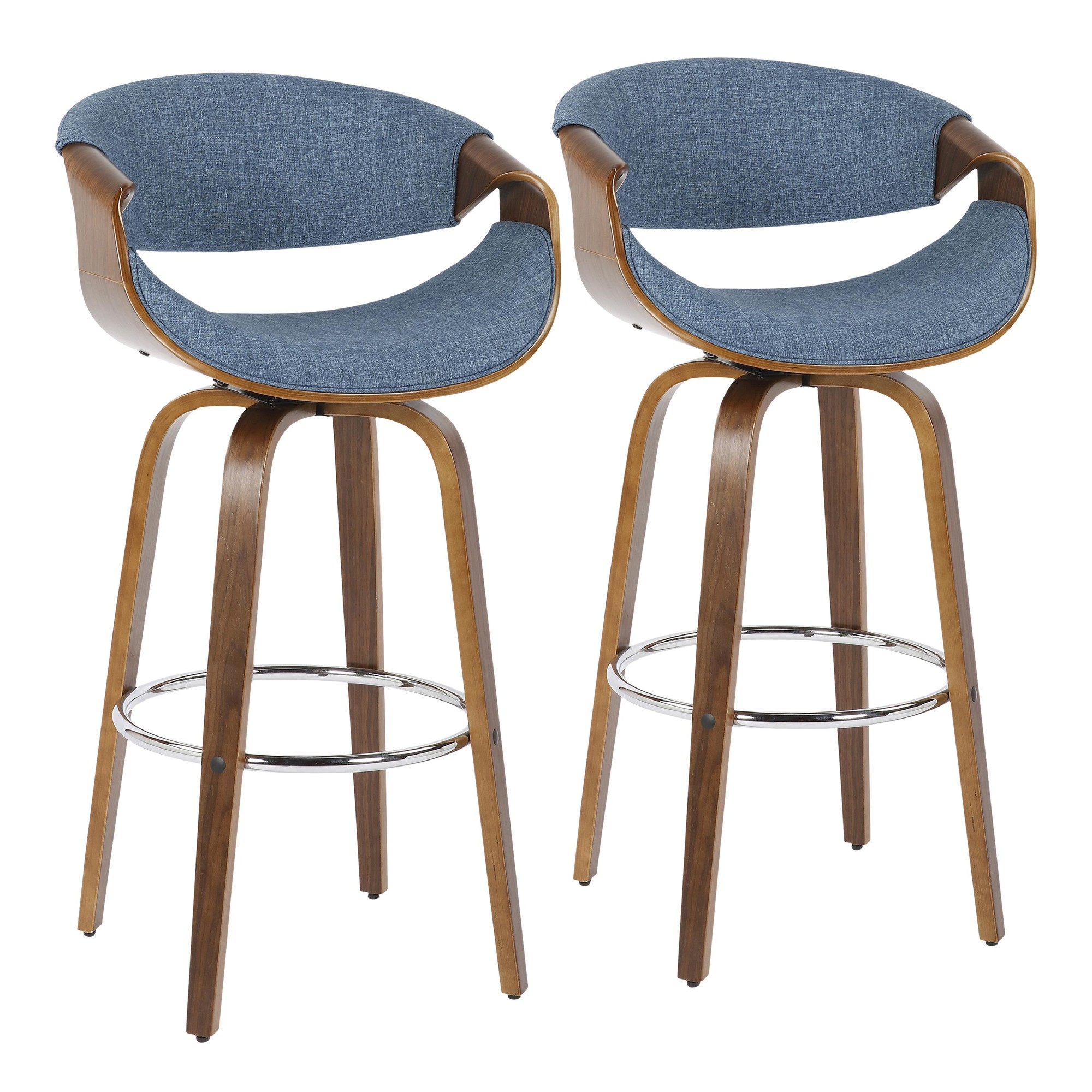 Curvini-Mid-Century-Modern-Walnut-and-Blue-Barstool-Set-of-2-4