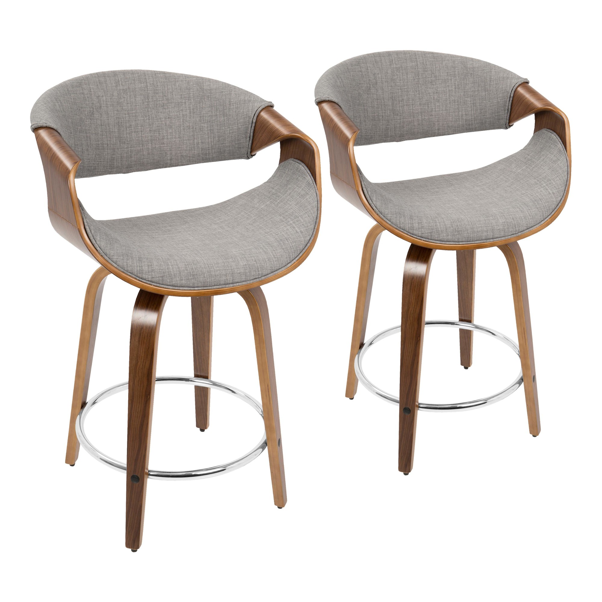Curvini-Mid-Century-Modern-Walnut-and-Grey-Counter-Stools-Set-of-2-4