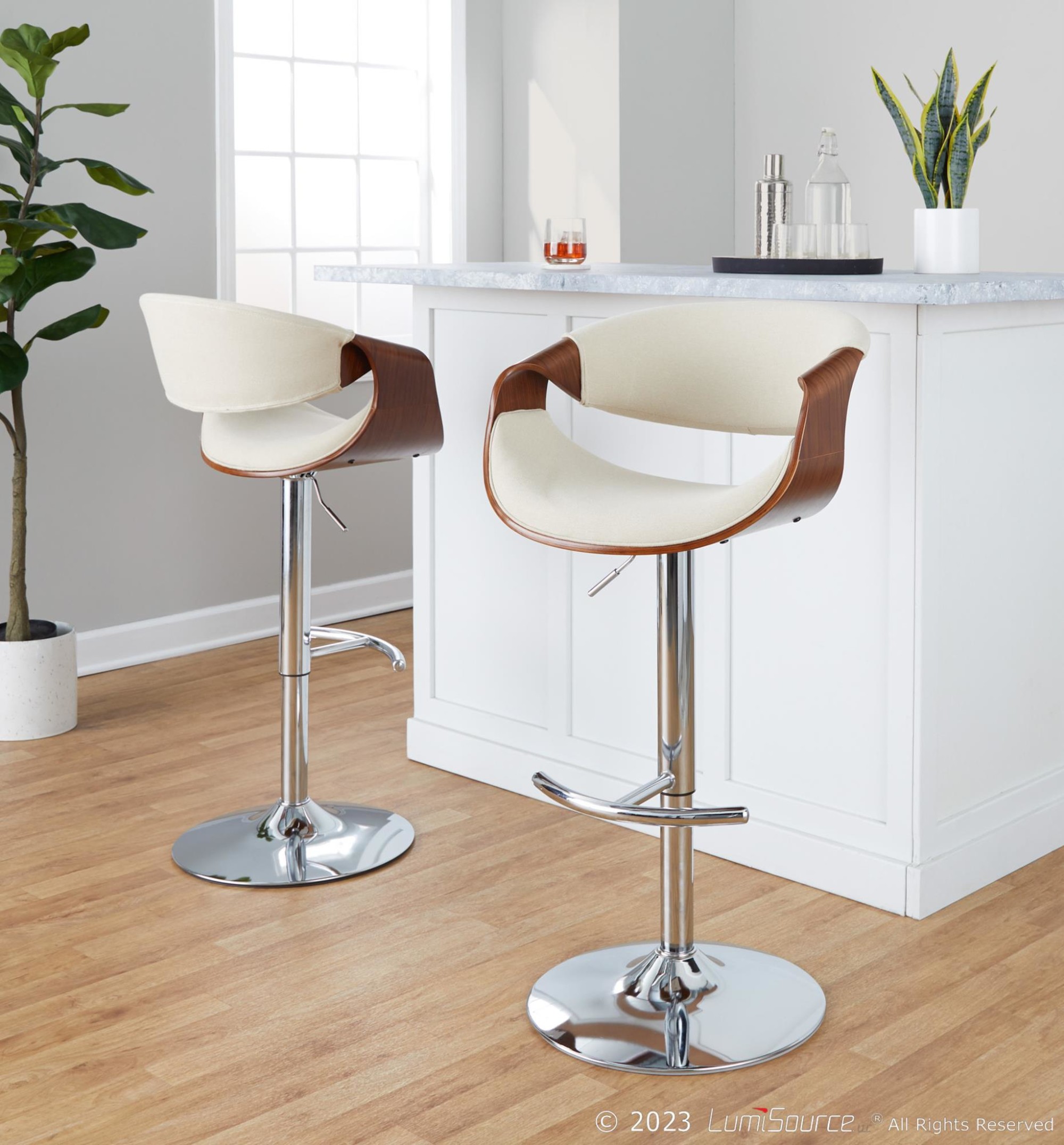 Curvo-Cream-Fabric-Mid-Century-Modern-Swivel-Barstool-Set-of-2-1