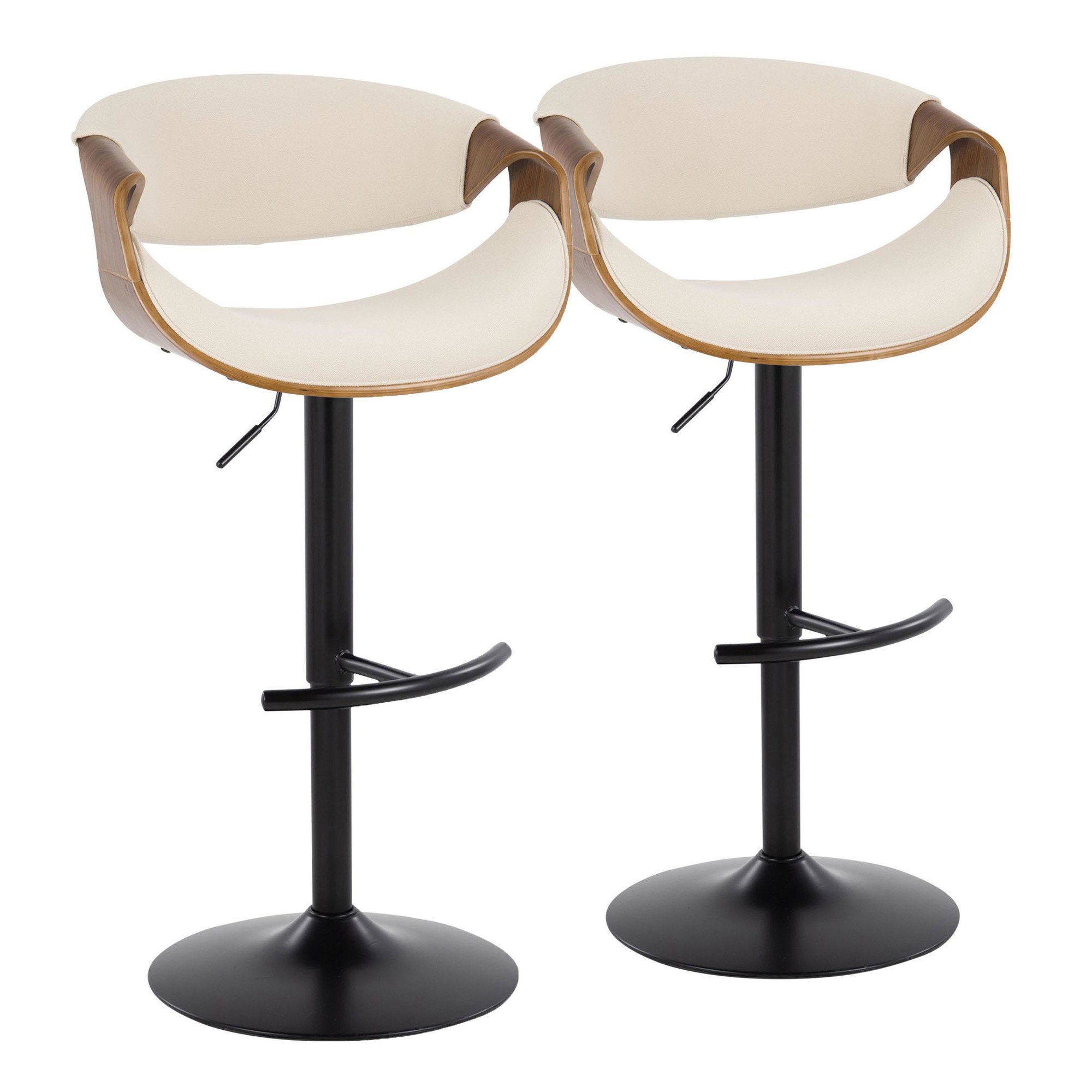 Curvo-Mid-Century-Modern-Black-Swivel-Barstool-Set-Set-of-2-2