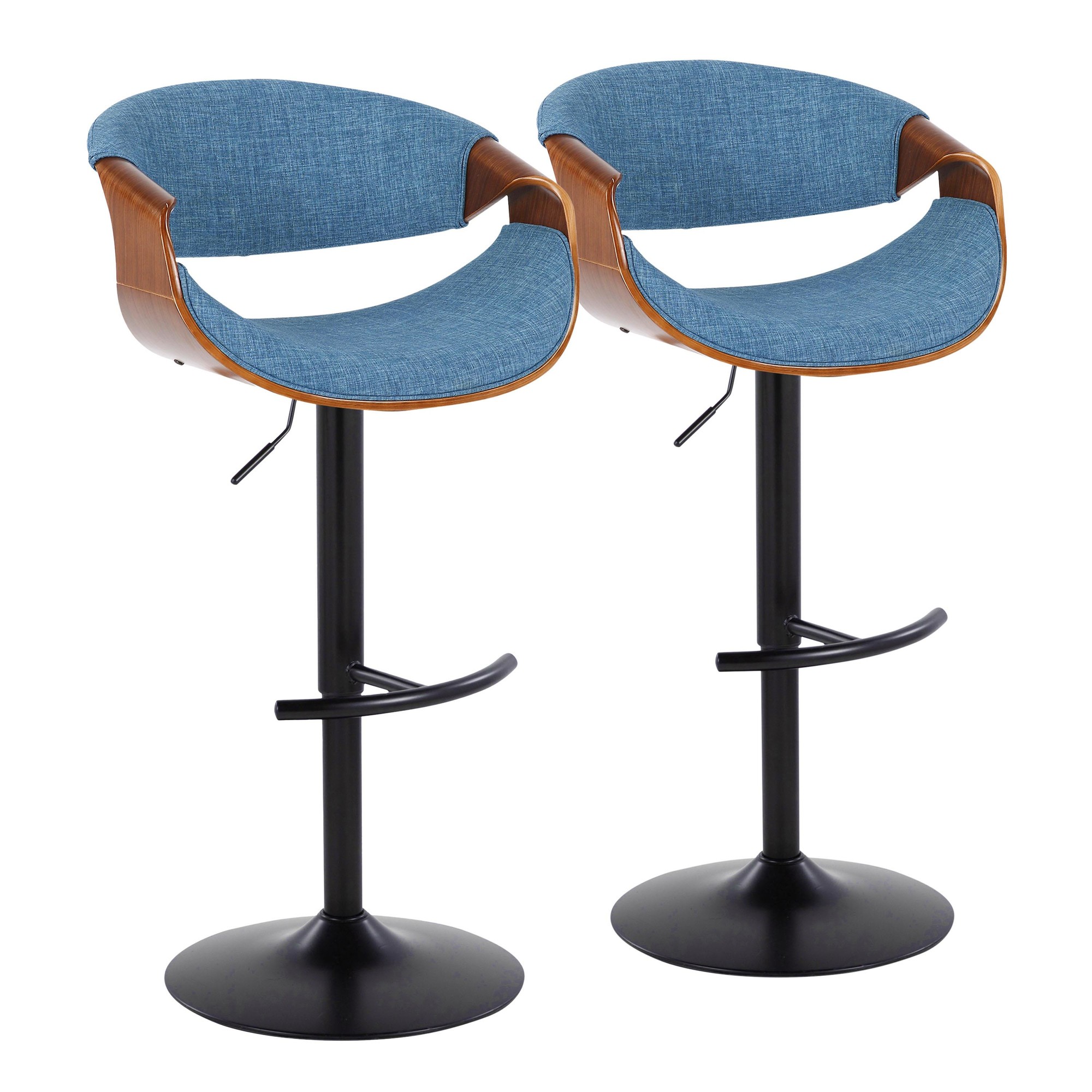 Curvo-Mid-Century-Modern-Blue-Swivel-Barstools-Set-of-2-2
