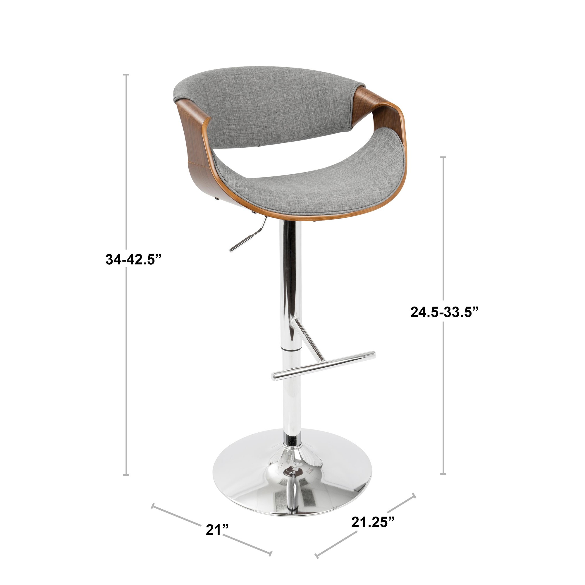 Curvo-Mid-Century-Modern-Light-Grey-Swivel-Barstools-Set-of-2-8