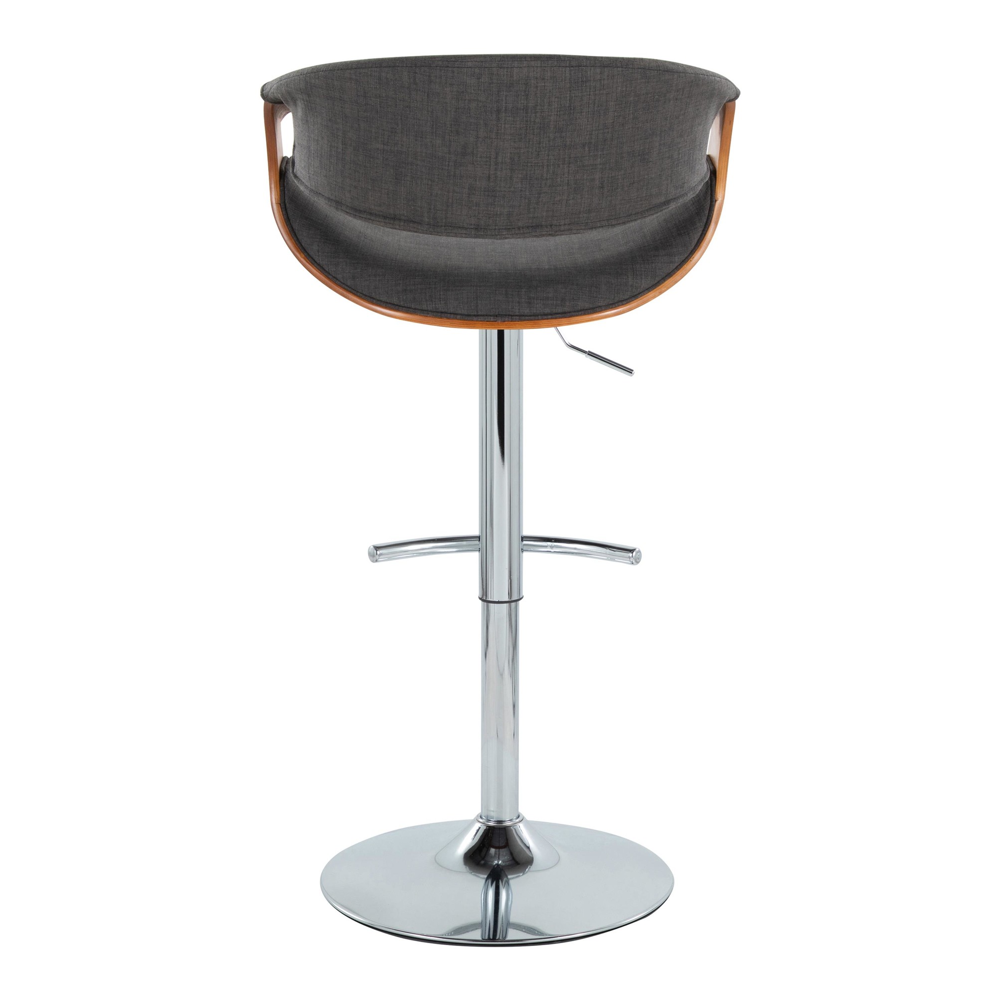 Curvo-Mid-Century-Modern-Swivel-Barstool-Chrome-Walnut-Charcoal-Set-of-2-8