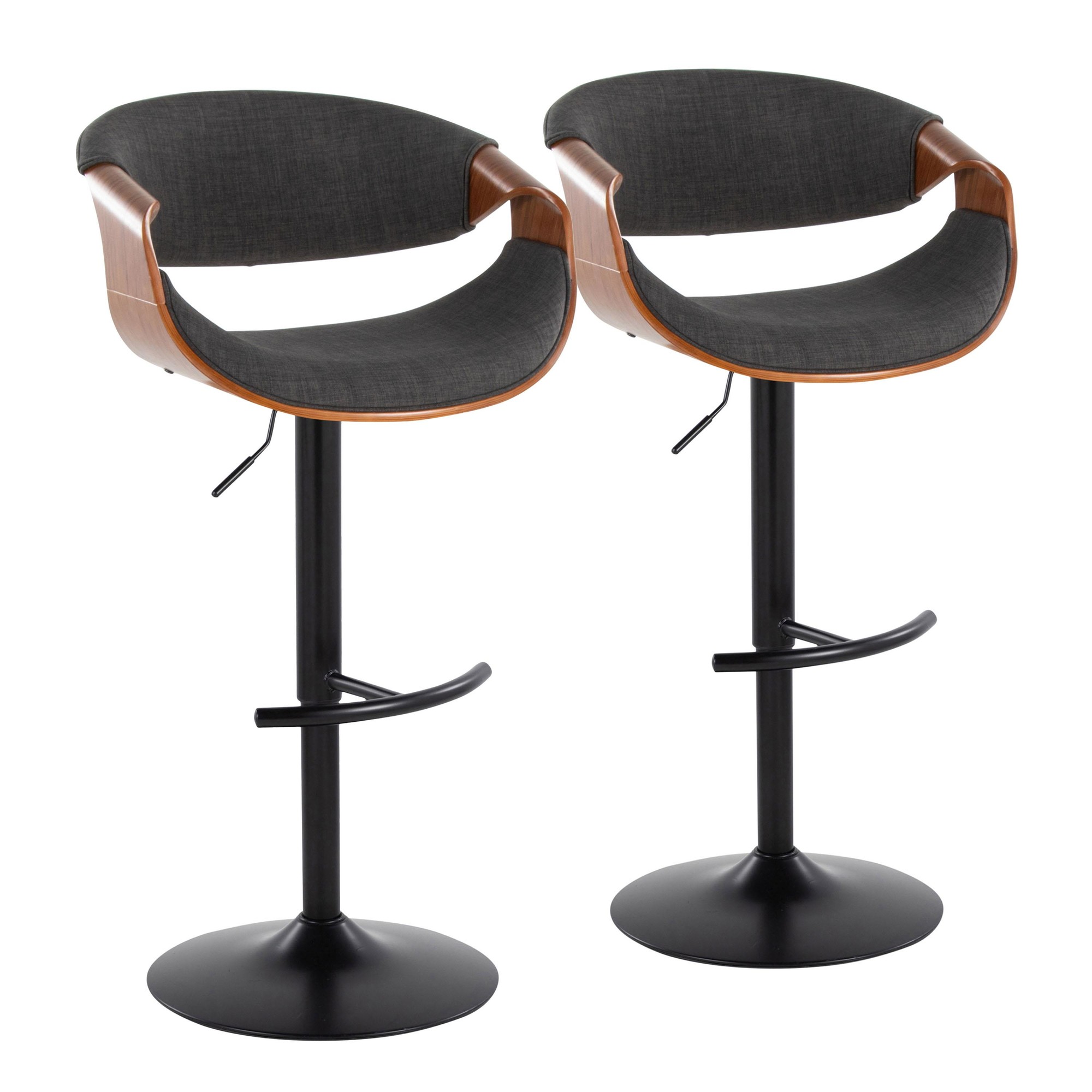 Curvo-Mid-Century-Modern-Swivel-Barstool-Walnut-Charcoal-Set-of-2-4
