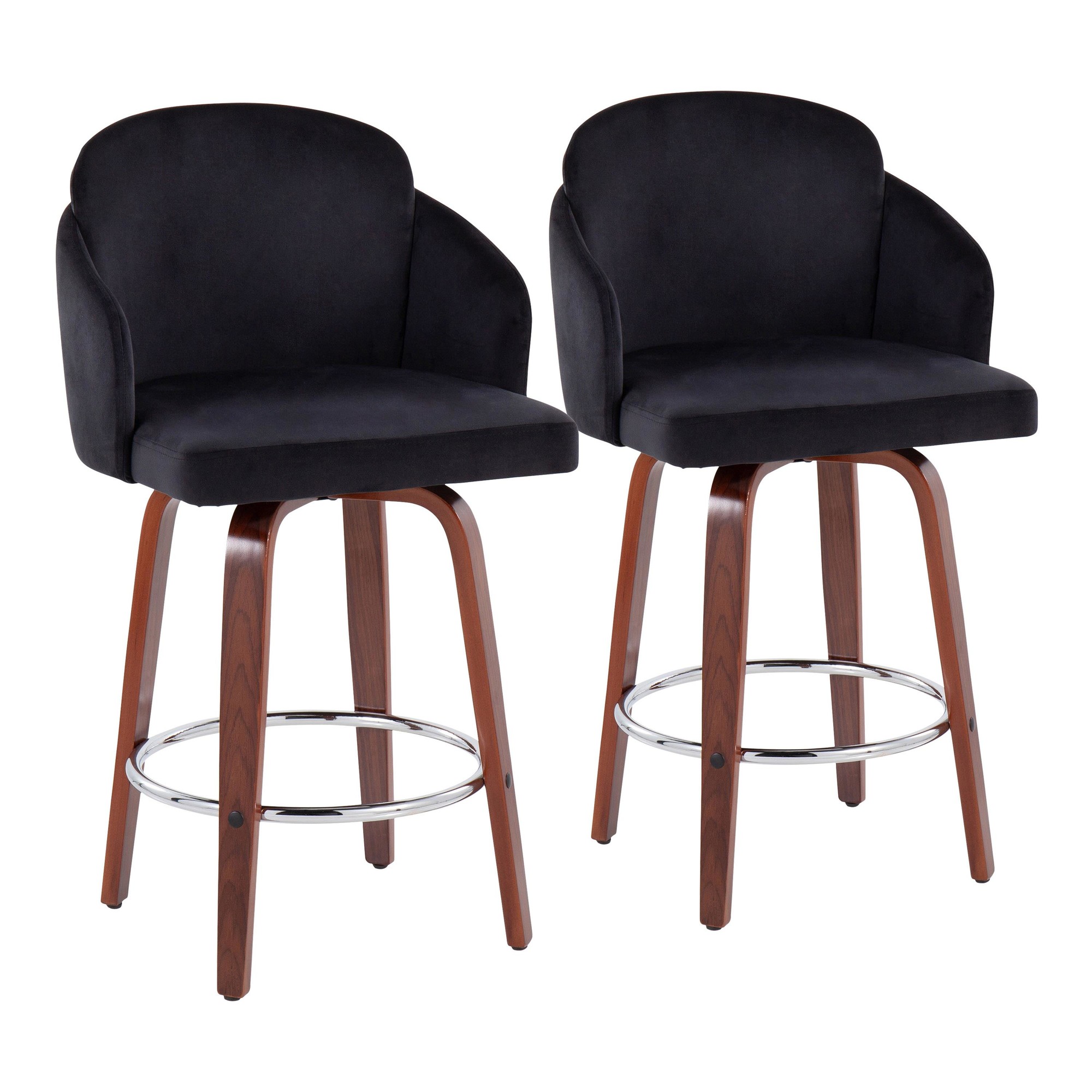 Dahlia-Walnut-Black-Velvet-Contemporary-Counter-Stool-Set-of-2-2