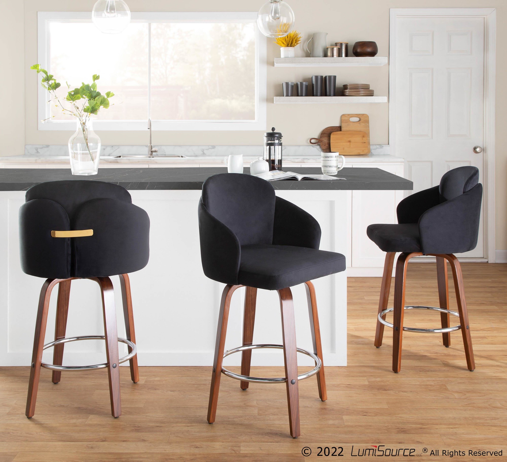 Dahlia-Walnut-Black-Velvet-Contemporary-Counter-Stool-Set-of-2
