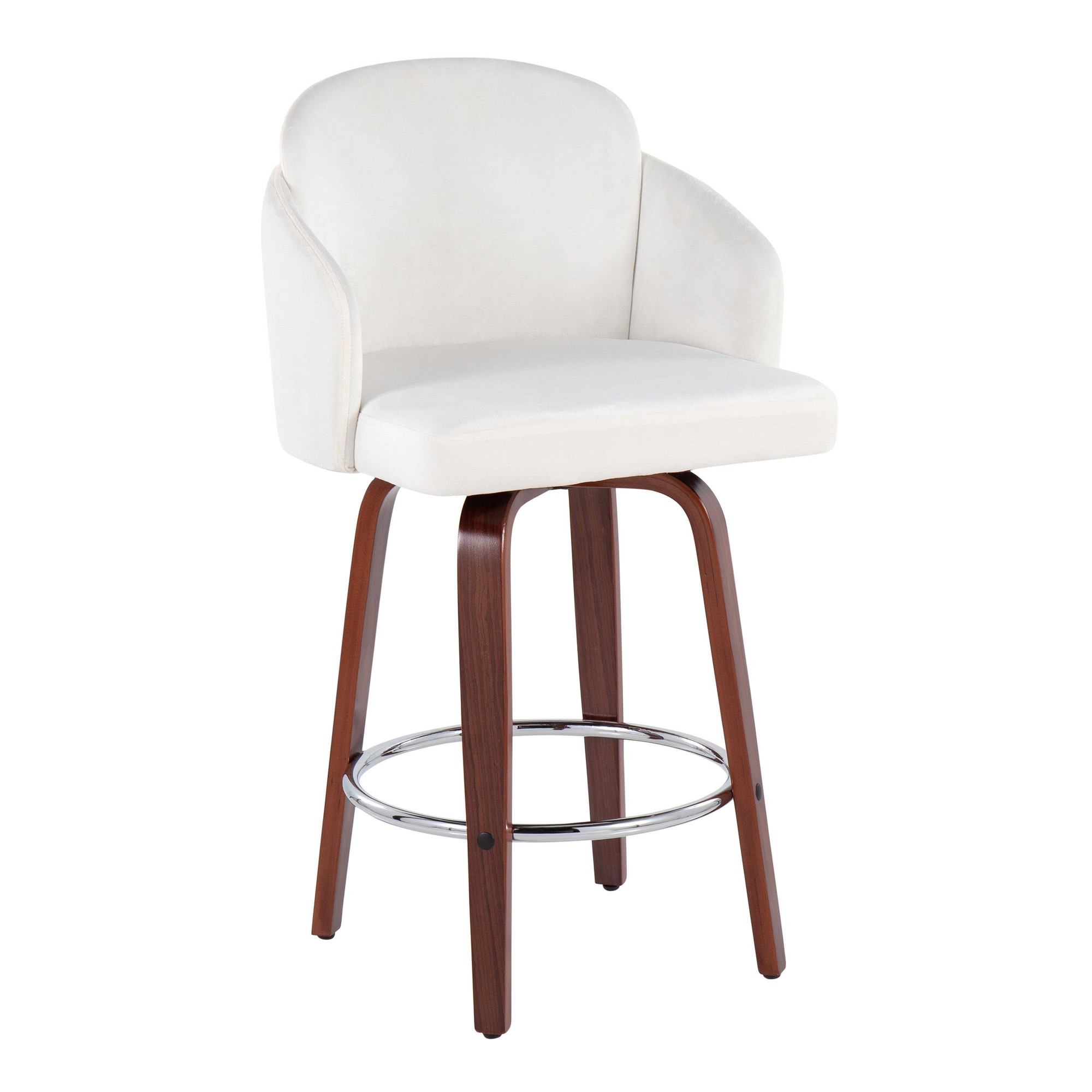 Dahlia-Walnut-Wood-Cream-Velvet-Contemporary-Counter-Stools-Set-of-2-3