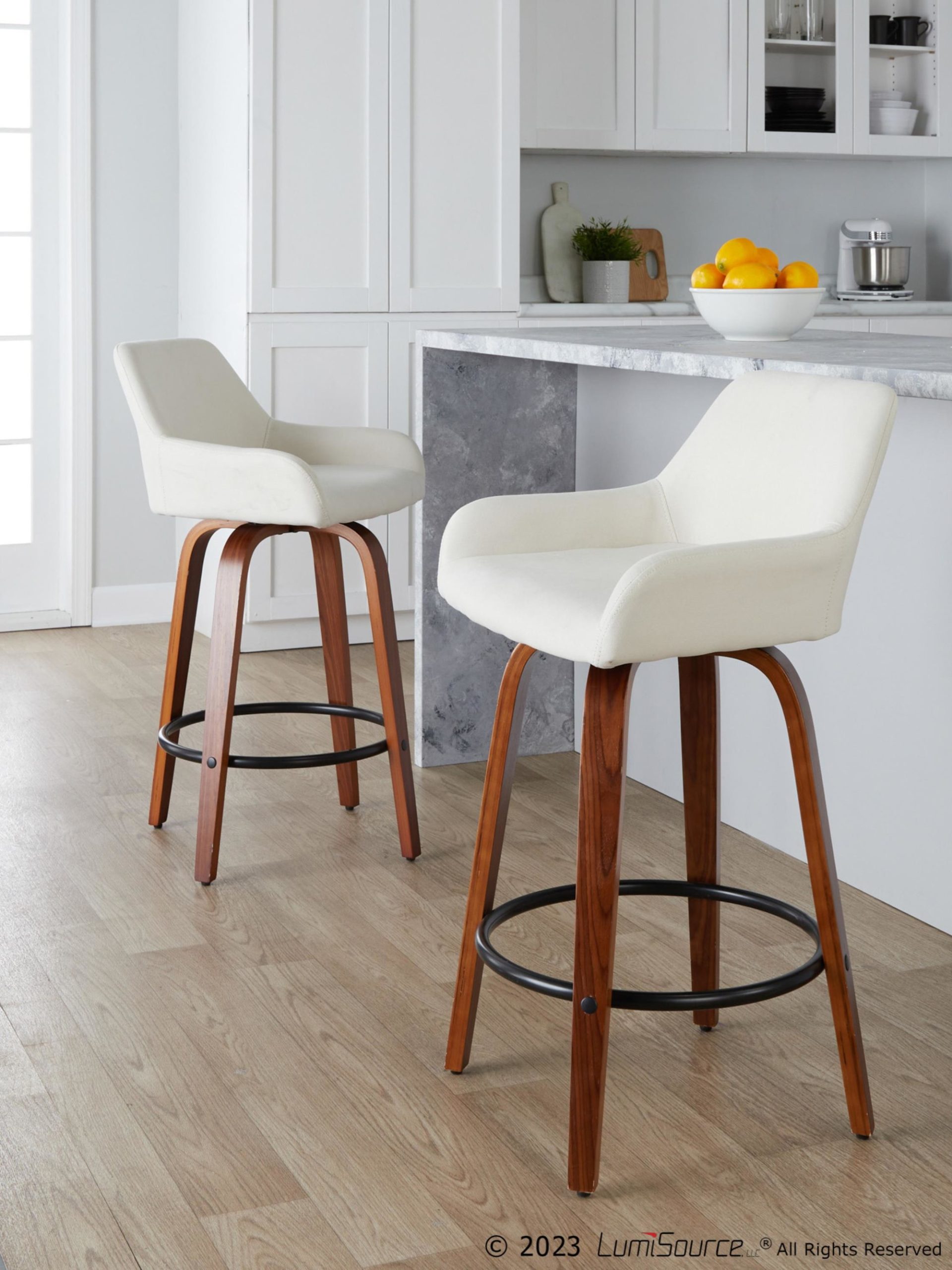 Daniella-26-Contemporary-Swivel-Counter-Stools-Walnut-Cream-Set-of-2-1