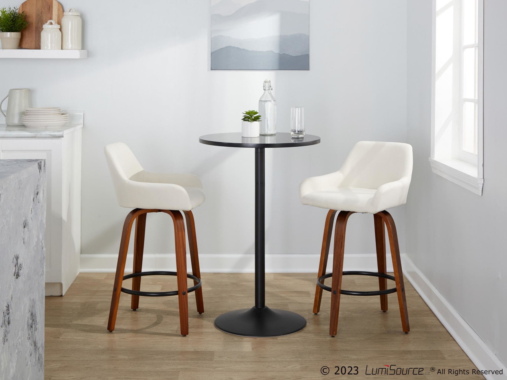 Daniella-26-Contemporary-Swivel-Counter-Stools-Walnut-Cream-Set-of-2-3