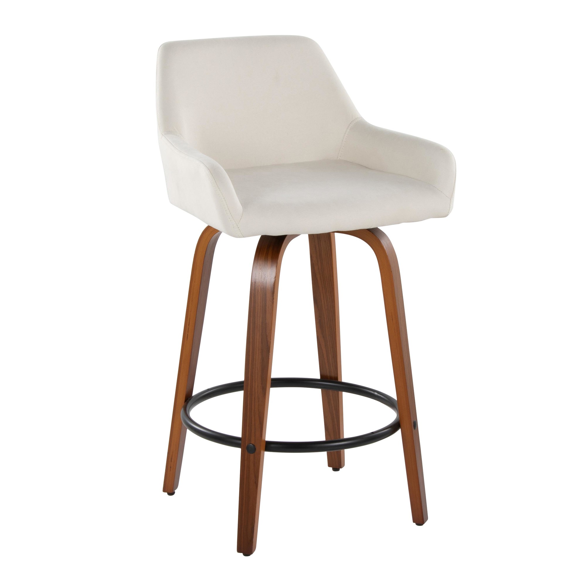 Daniella-26-Contemporary-Swivel-Counter-Stools-Walnut-Cream-Set-of-2-5