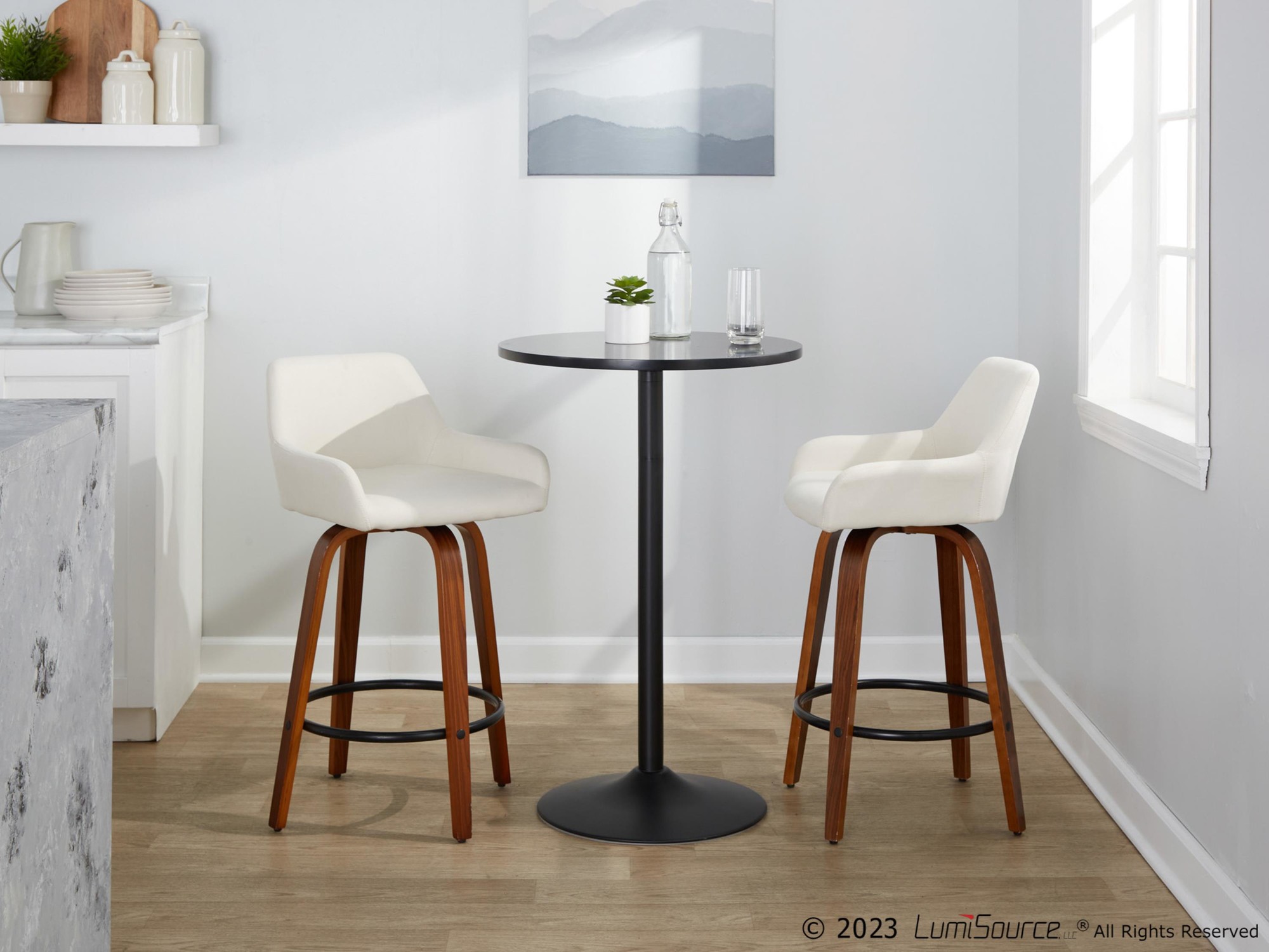 Daniella-26-Contemporary-Swivel-Counter-Stools-Walnut-Cream-Set-of-2