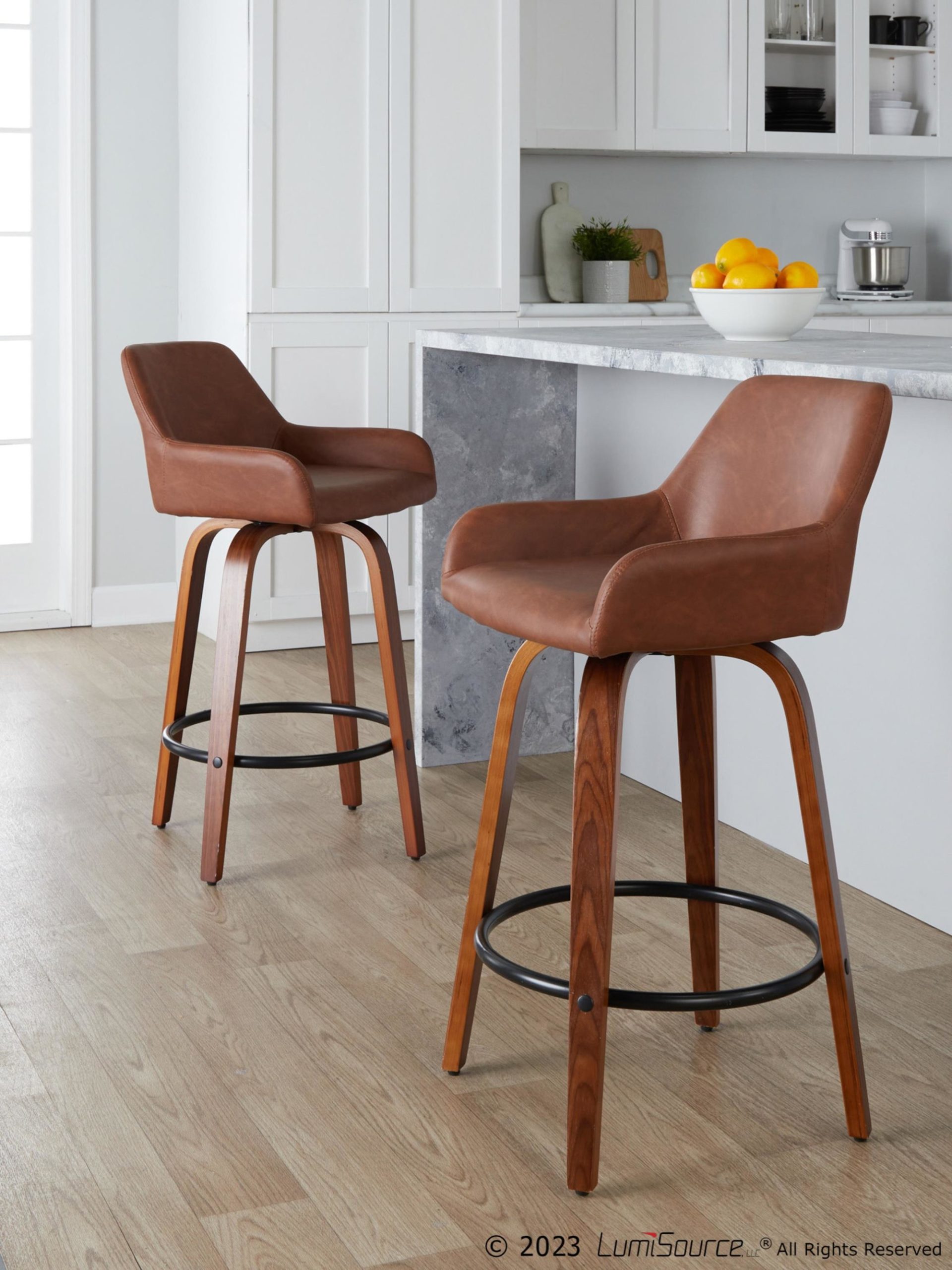 Daniella-26-Contemporary-Walnut-and-Camel-Swivel-Stools-Set-of-2-1
