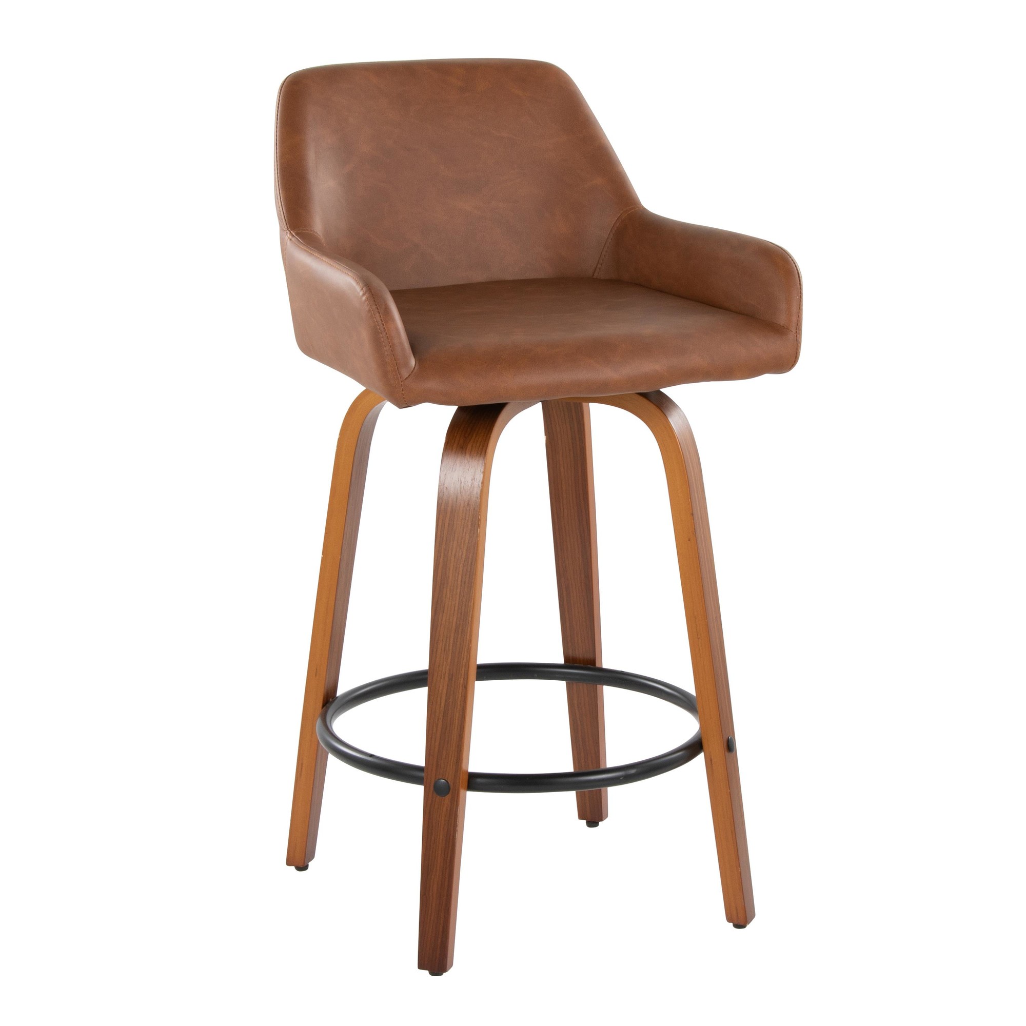 Daniella-26-Contemporary-Walnut-and-Camel-Swivel-Stools-Set-of-2-5