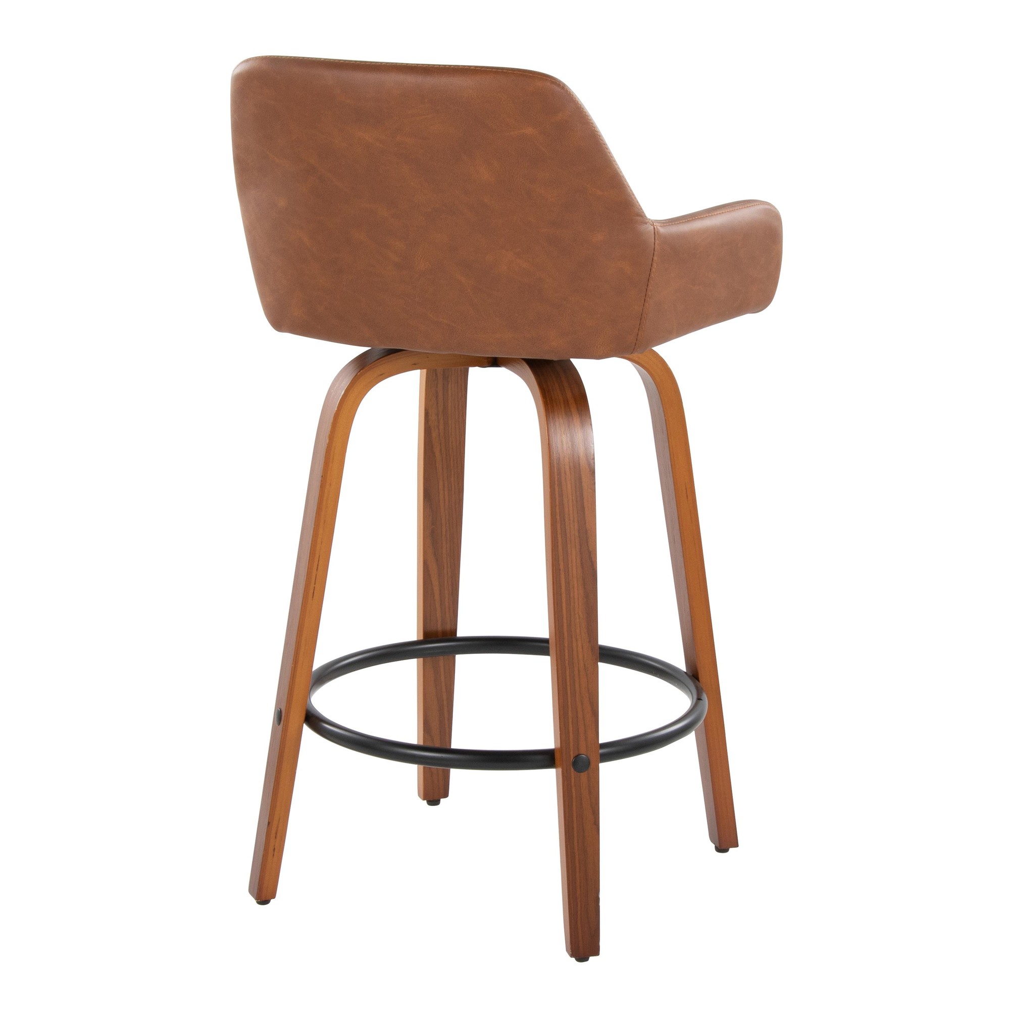 Daniella-26-Contemporary-Walnut-and-Camel-Swivel-Stools-Set-of-2-7