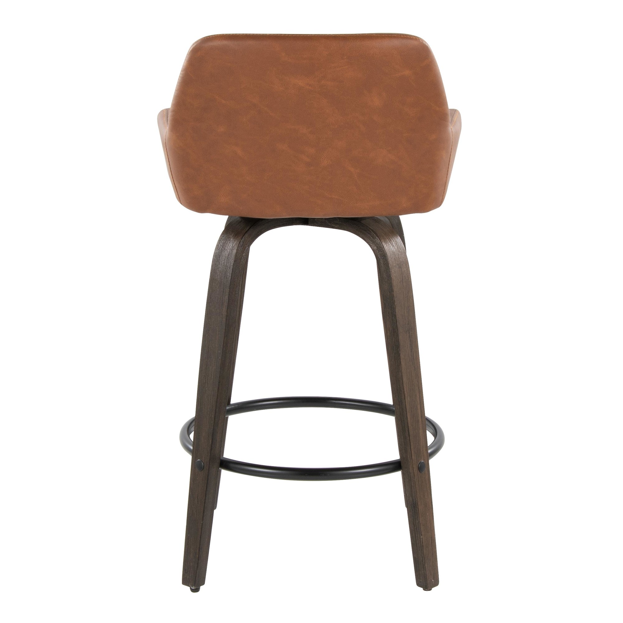 Daniella-26-Contemporary-Walnut-and-Camel-Swivel-Stools-w-Black-Metal-Footrest-Set-of-2-8