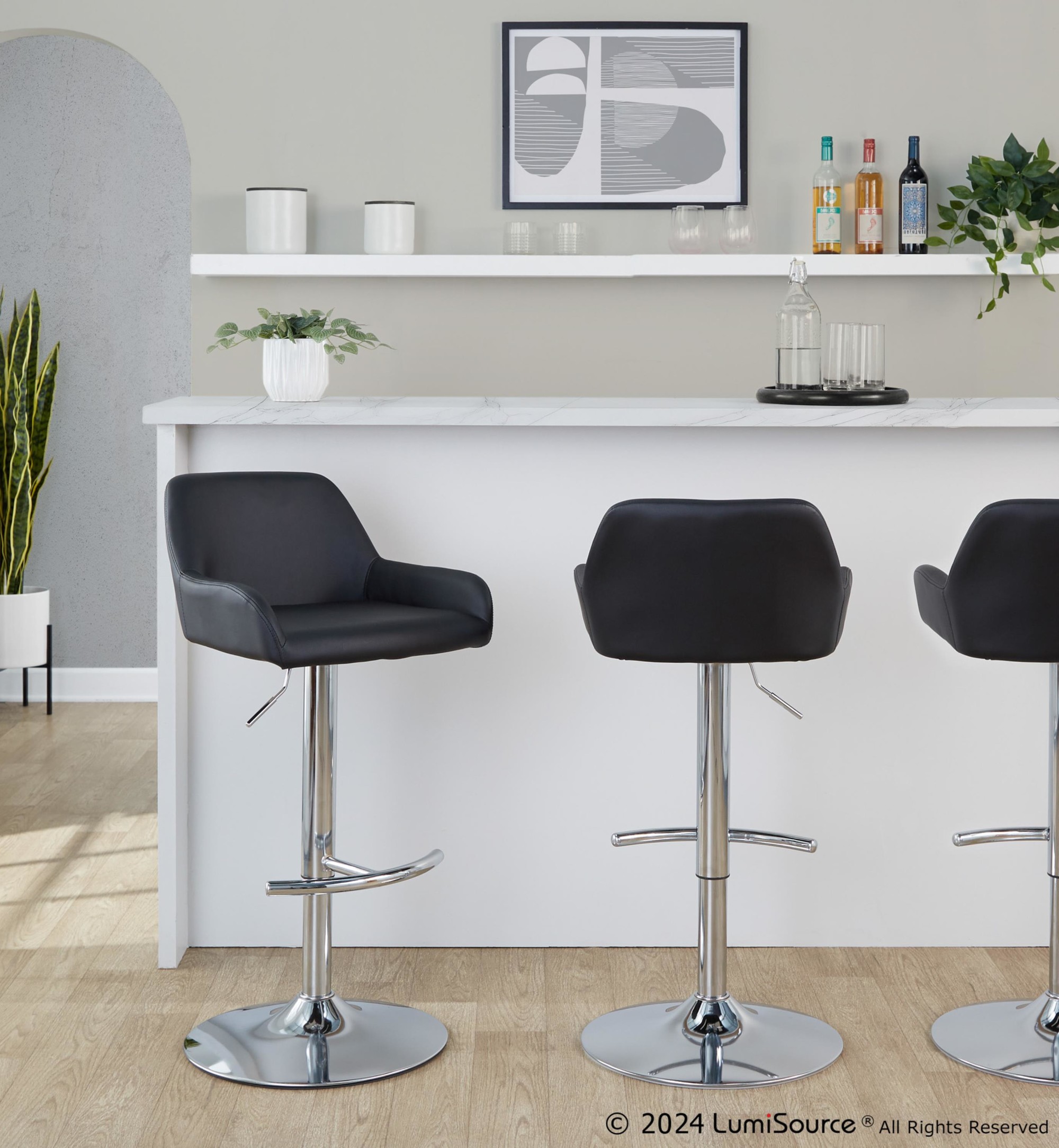 Daniella-Black-Faux-Leather-Chrome-Contemporary-Barstool-Set-of-2-1