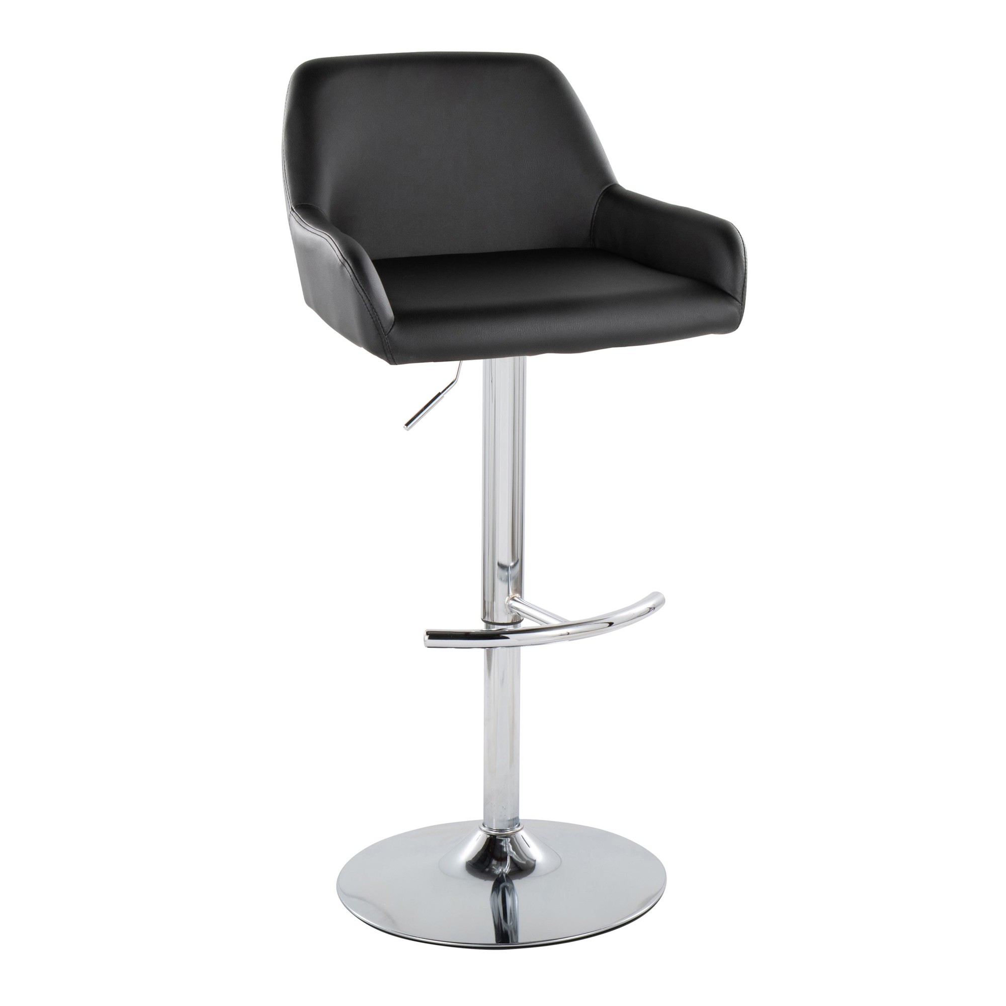 Daniella-Black-Faux-Leather-Chrome-Contemporary-Barstool-Set-of-2-3