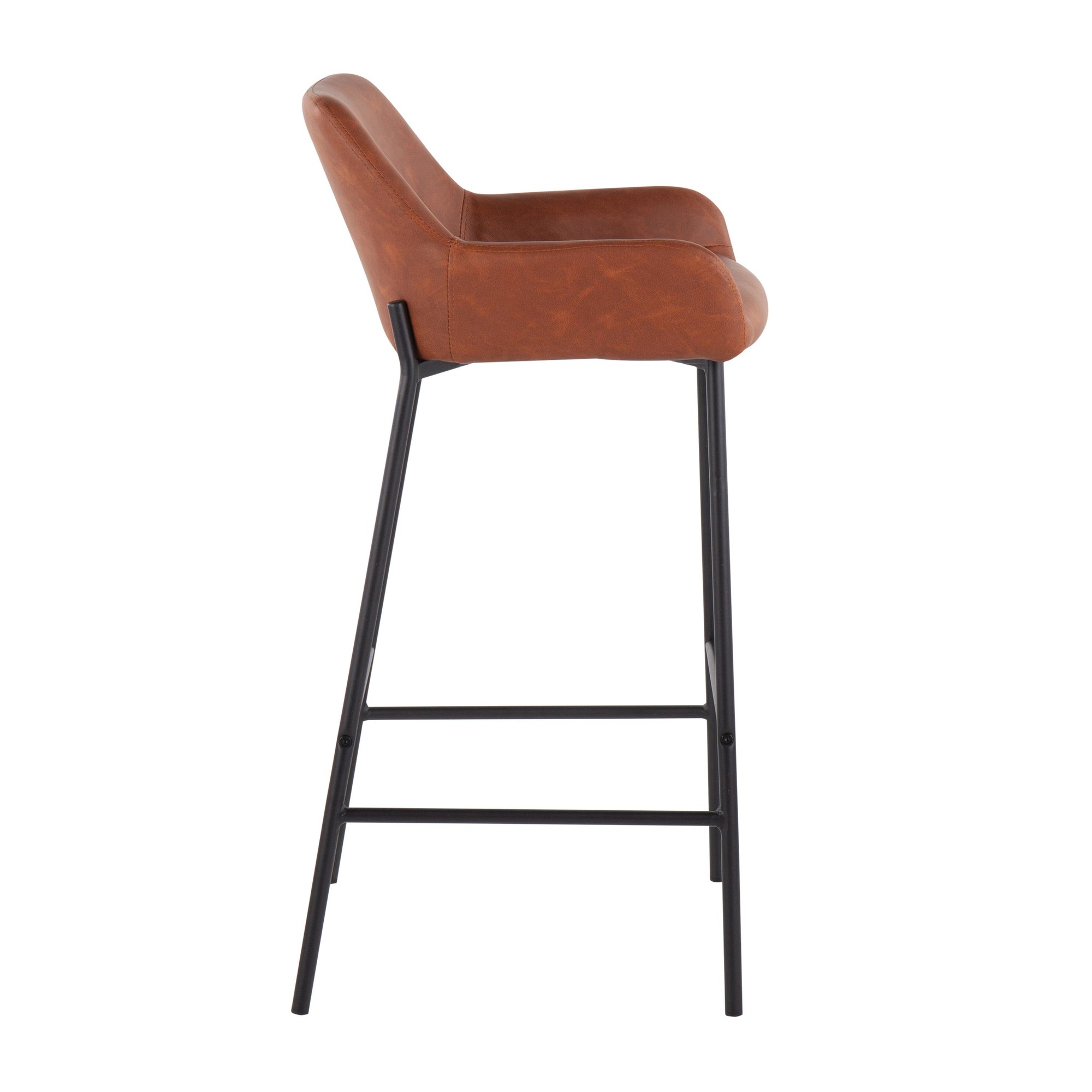 Daniella-Black-Metal-Camel-Faux-Leather-Bar-Stools-Set-of-2-3