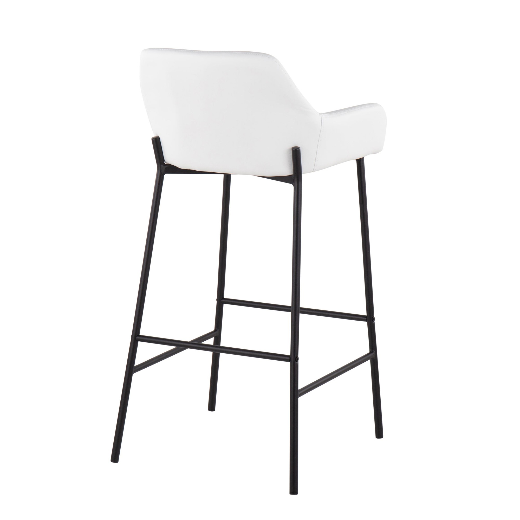 Daniella-Black-Metal-White-Faux-Leather-Bar-Stools-Set-of-2-4