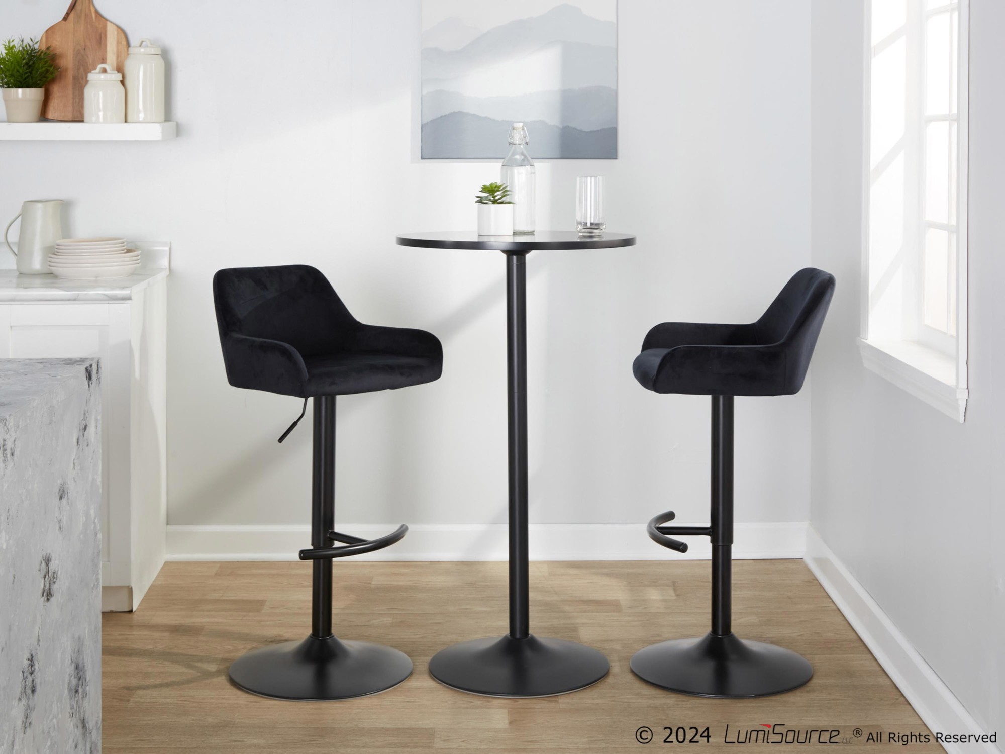 Daniella-Black-Velvet-Contemporary-Adjustable-Swivel-Barstools-Set-of-2-1