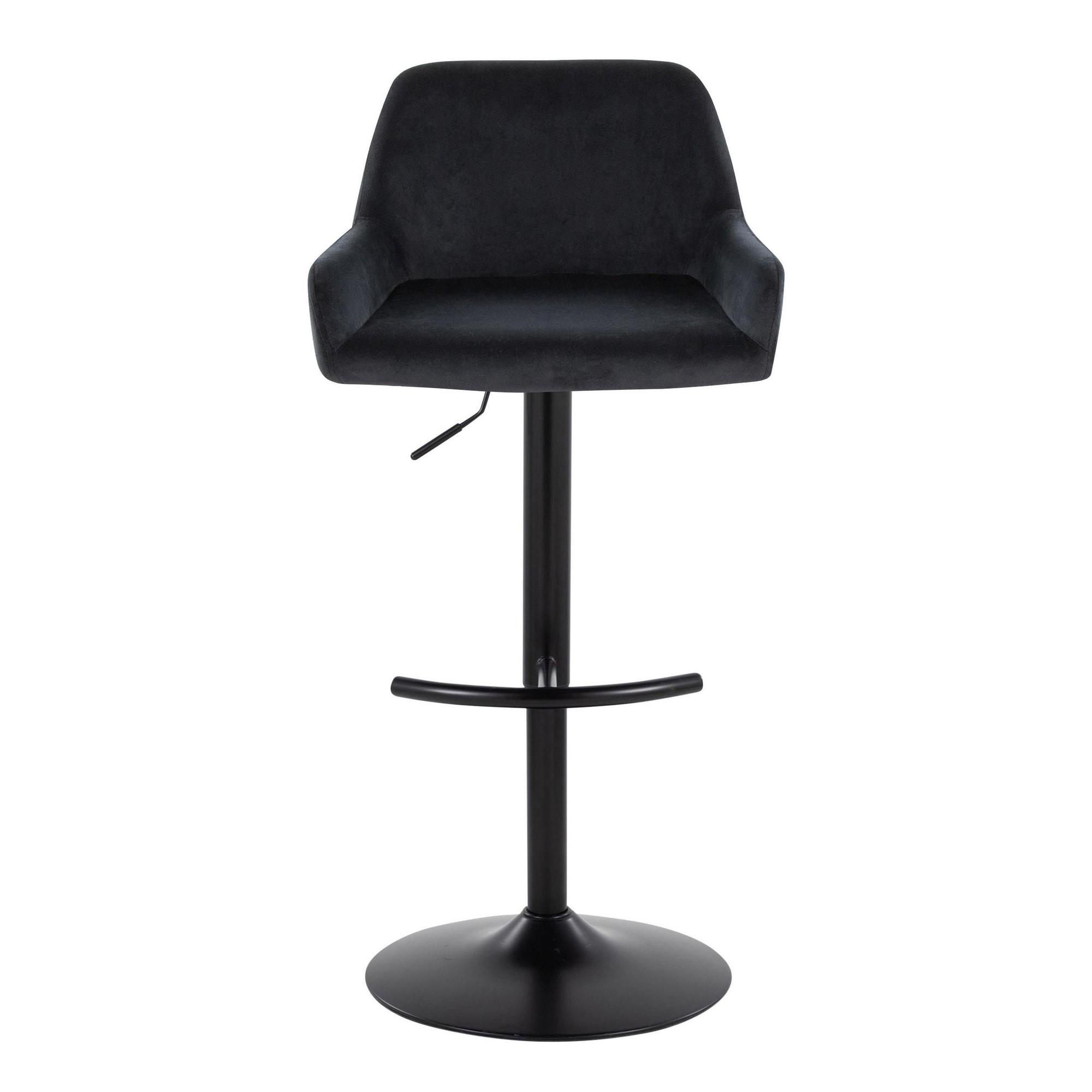 Daniella-Black-Velvet-Contemporary-Adjustable-Swivel-Barstools-Set-of-2-9