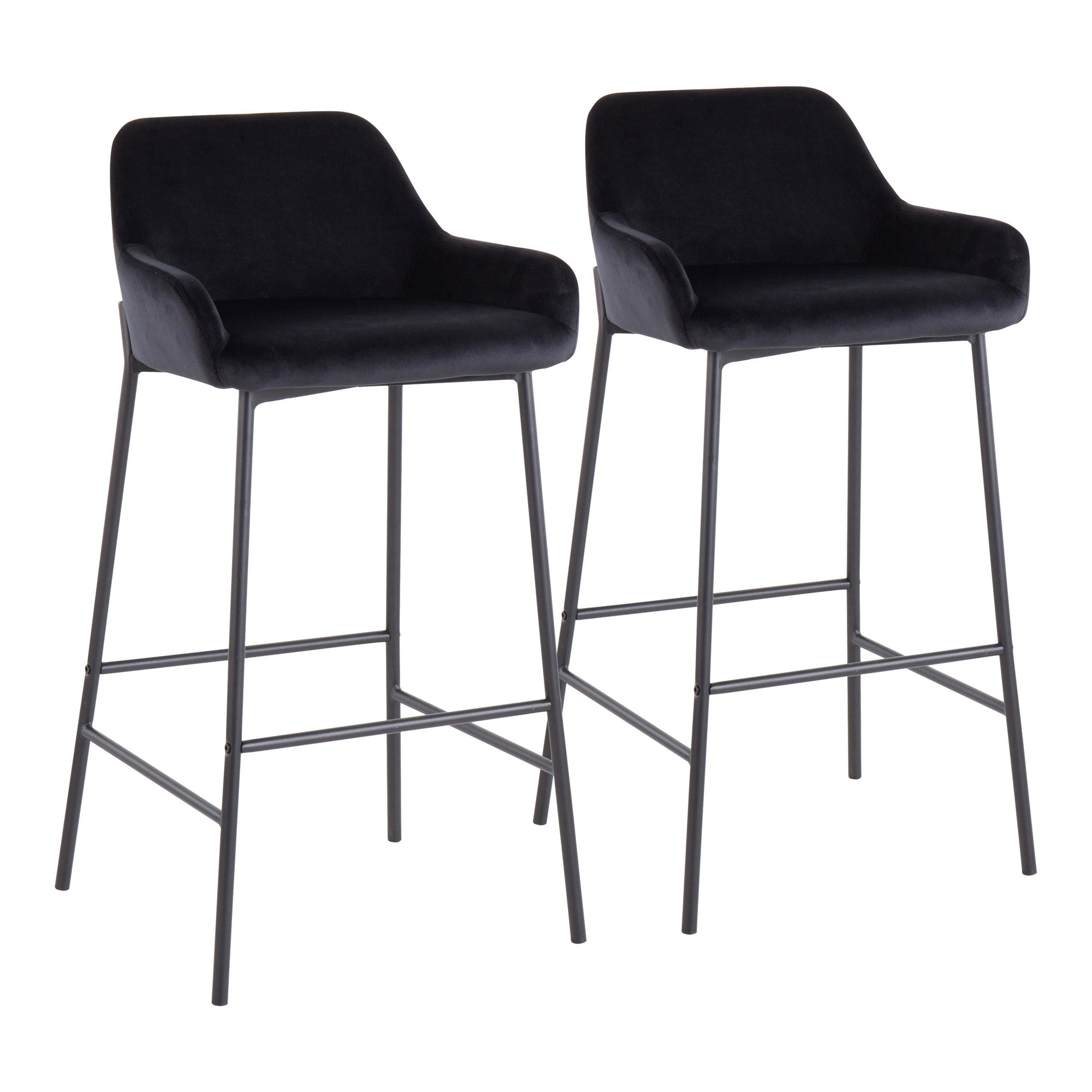 Daniella-Black-Velvet-Industrial-Bar-Stools-Set-of-2-1
