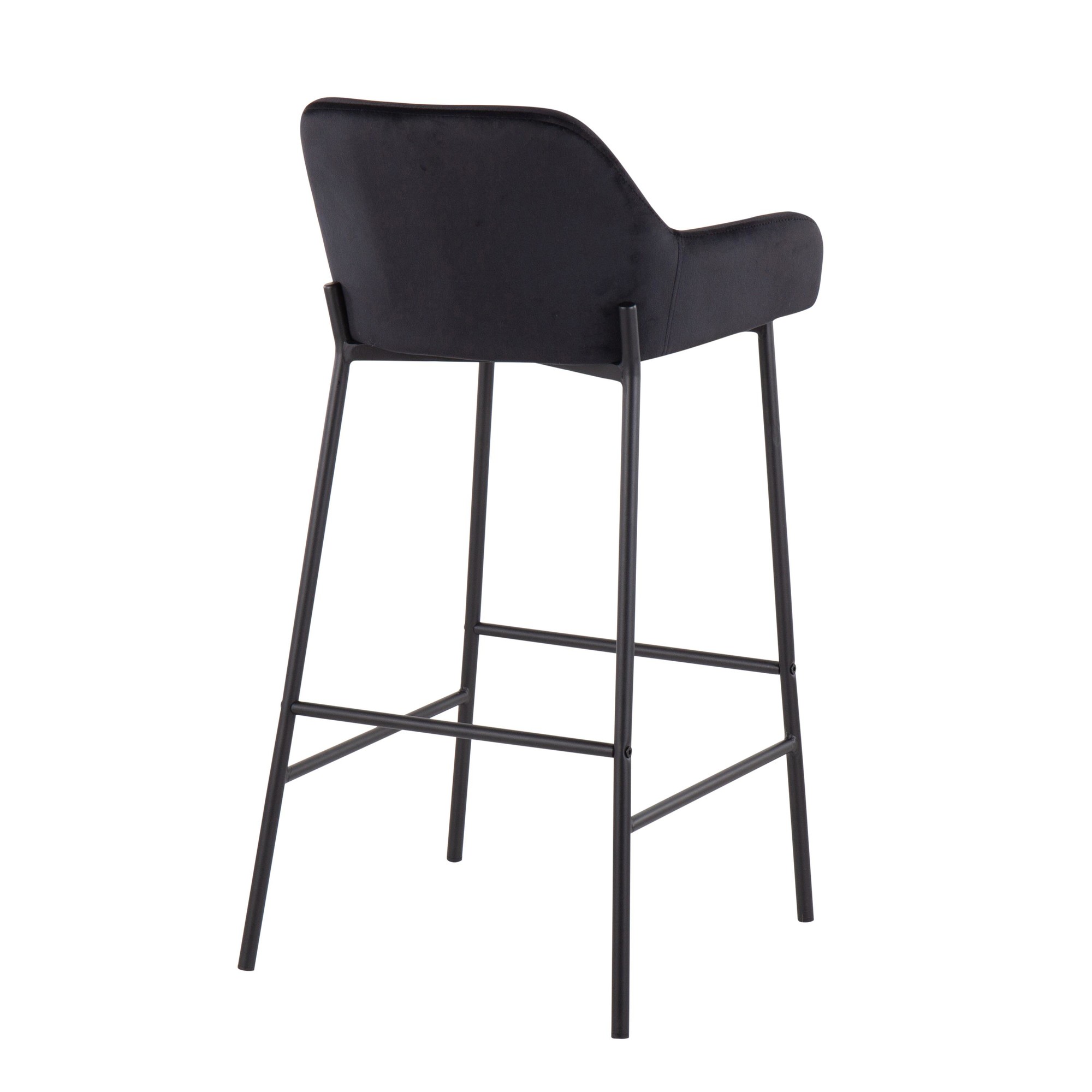 Daniella-Black-Velvet-Industrial-Bar-Stools-Set-of-2-4