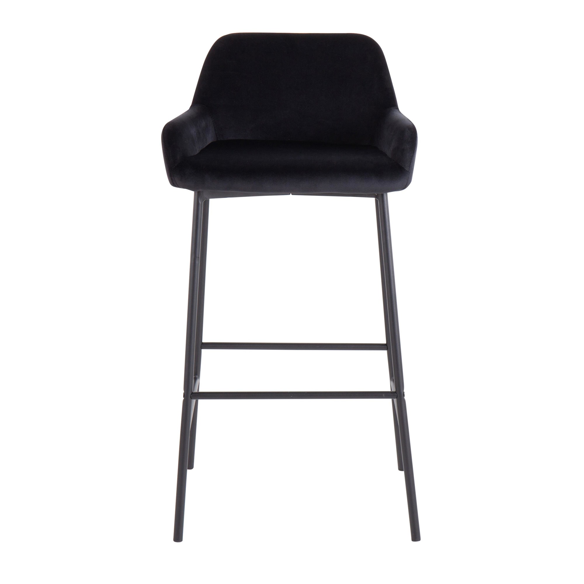 Daniella-Black-Velvet-Industrial-Bar-Stools-Set-of-2-6