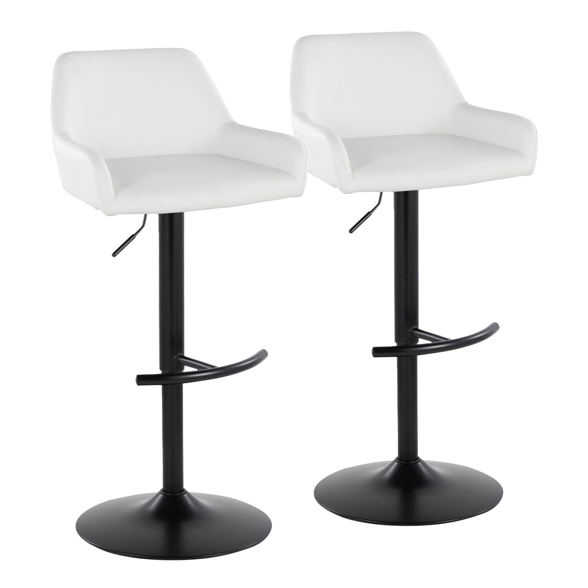 Daniella-Black-White-Contemporary-Adjustable-Swivel-Barstool-Set-of-2-2