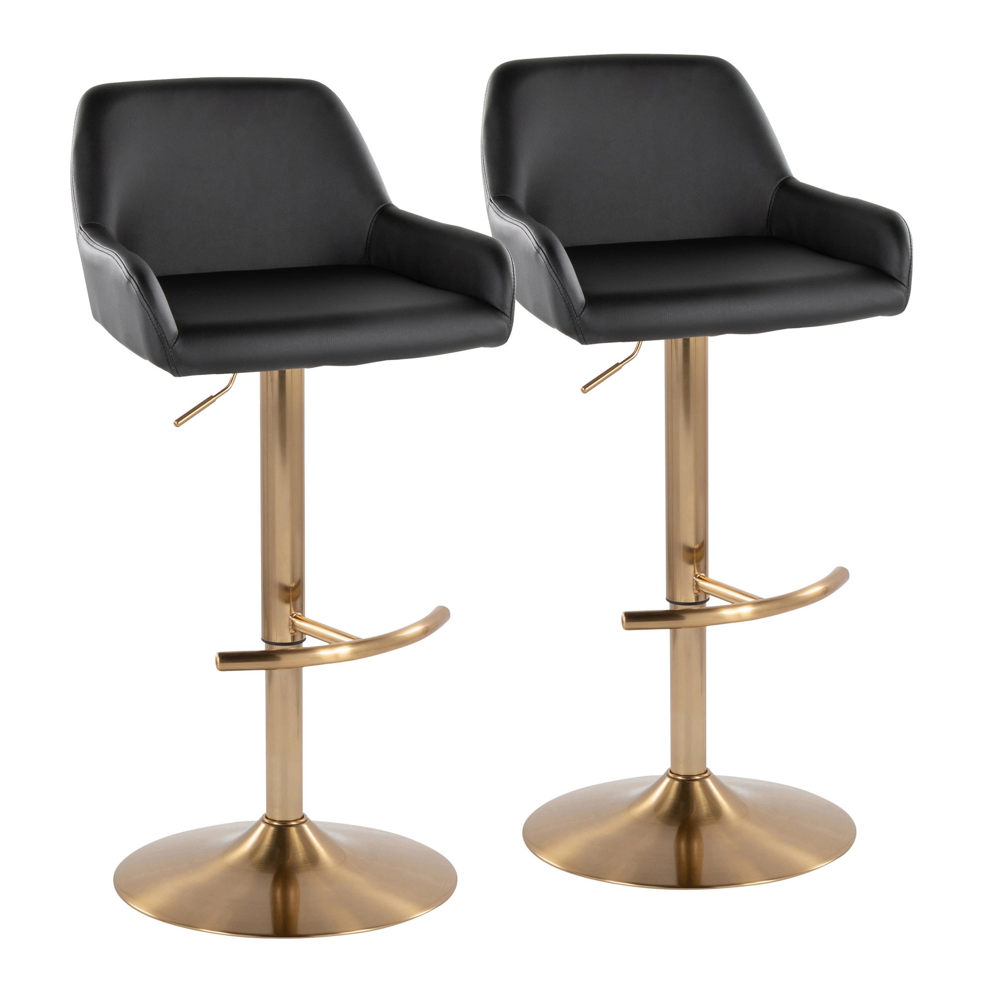 Daniella-Gold-and-Black-Contemporary-Adjustable-Barstool-Set-of-2-2