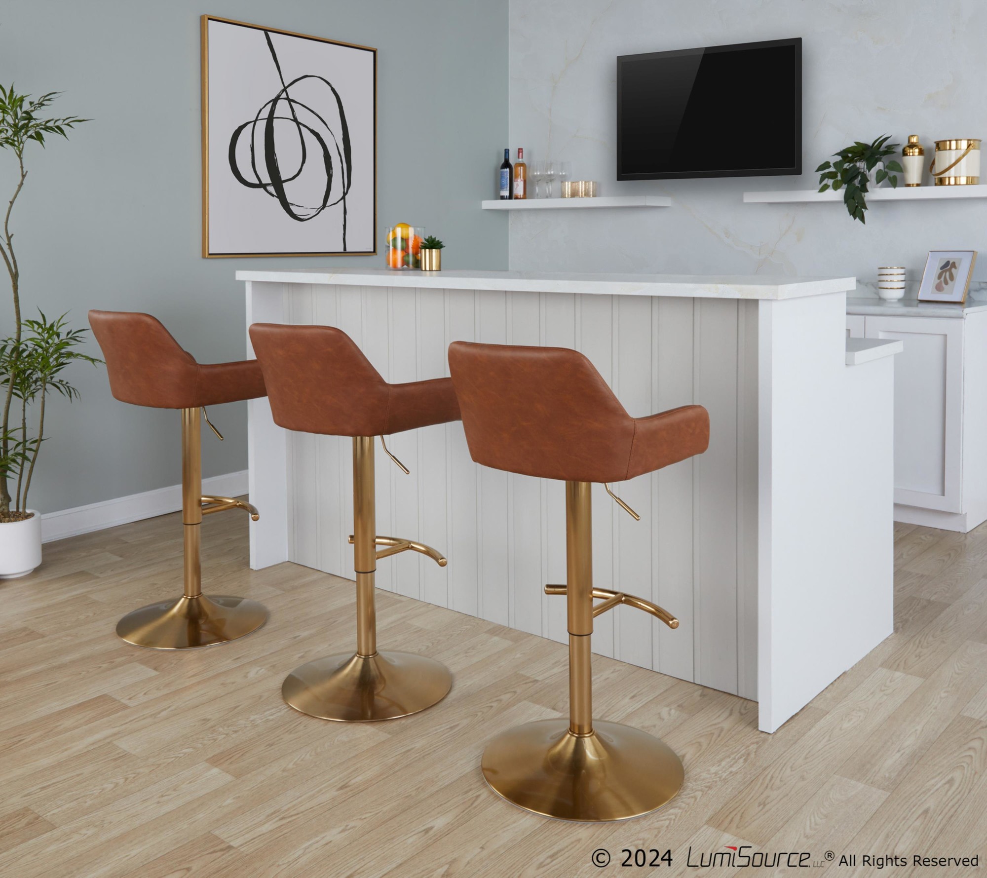 Daniella-Gold-and-Camel-Contemporary-Adjustable-Barstool-Set-of-2