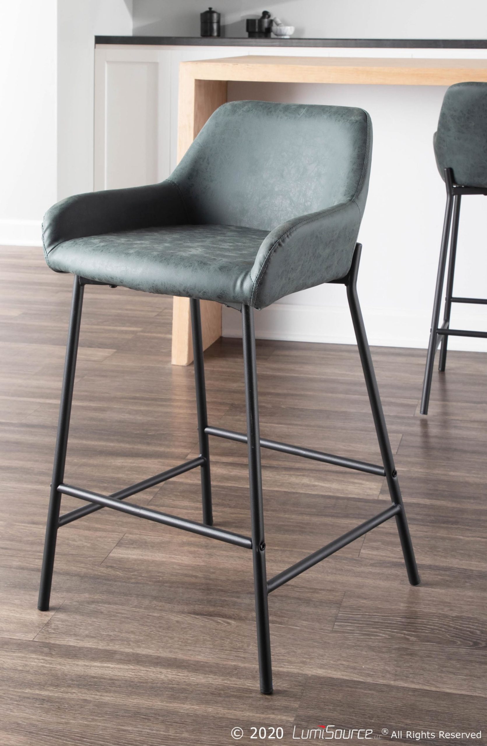 Daniella-Green-Faux-Leather-Black-Metal-Counter-Stools-Set-of-2-1