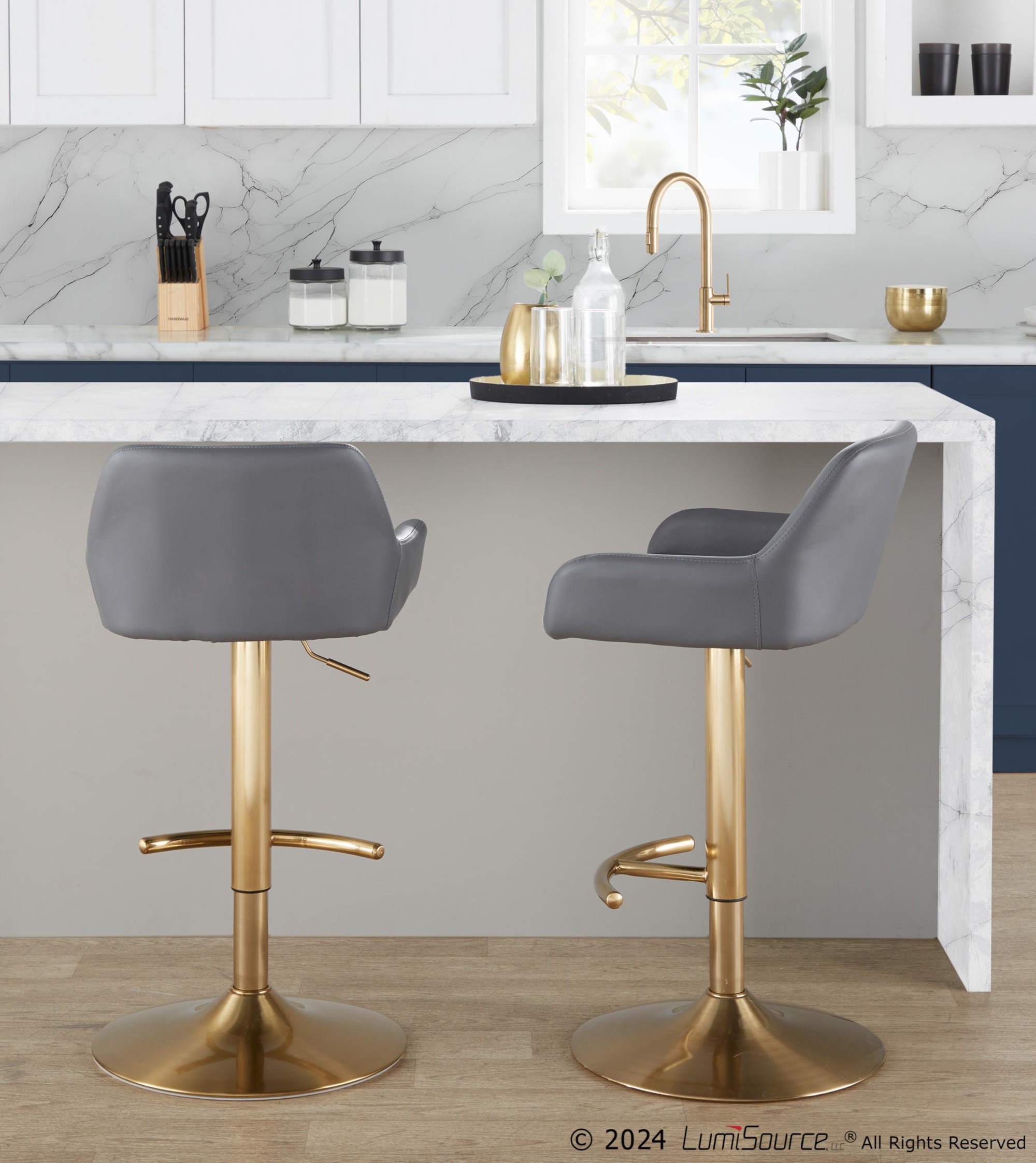Daniella-Grey-Faux-Leather-Gold-Contemporary-Swivel-Barstools-Set-of-2