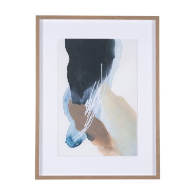 Darkness-Leads-to-Light-I-by-IrHavuka-Hand-Embelished-Textured-Framed-Art-Print-Matted-under-Glass