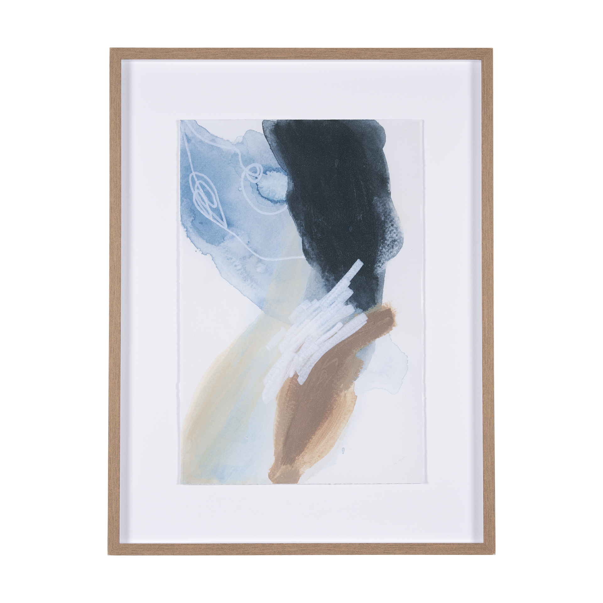 Darkness-Leads-to-Light-II-by-IrHavuka-Hand-Embelished-Textured-Framed-Art-Print-Matted-under-Glass