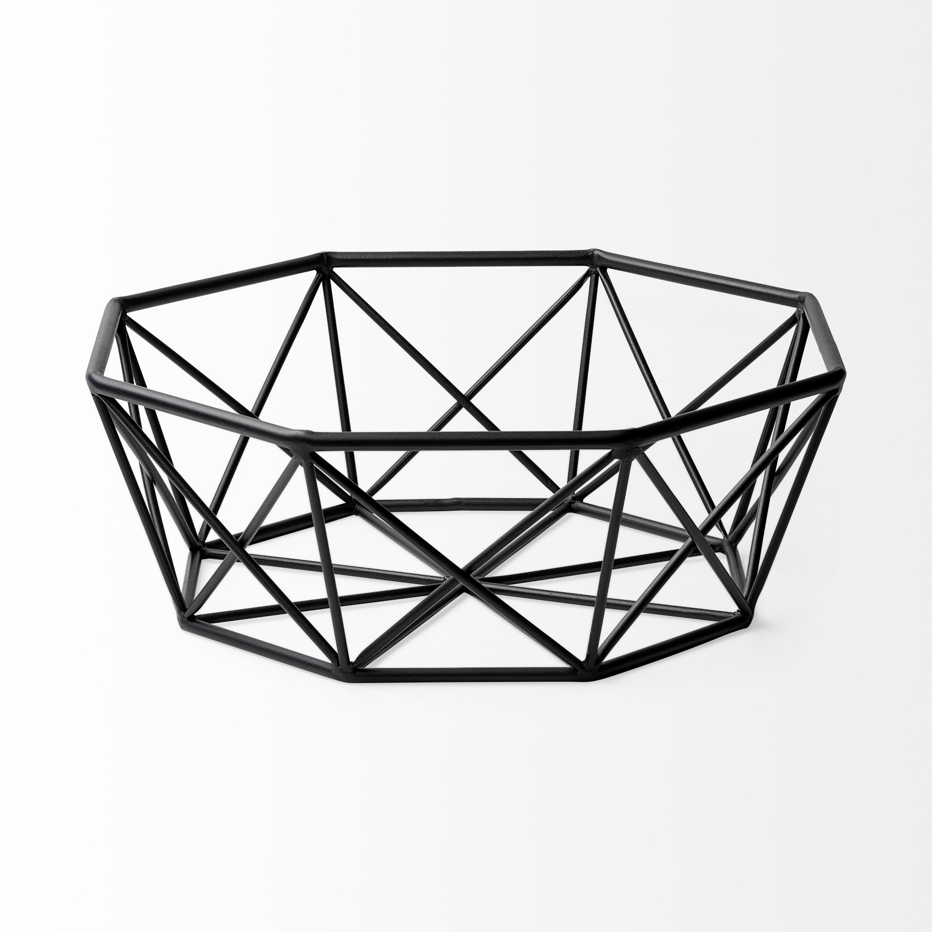 Davy-17L-x-17W-Black-Metal-Large-Hexagonal-Bowl-3