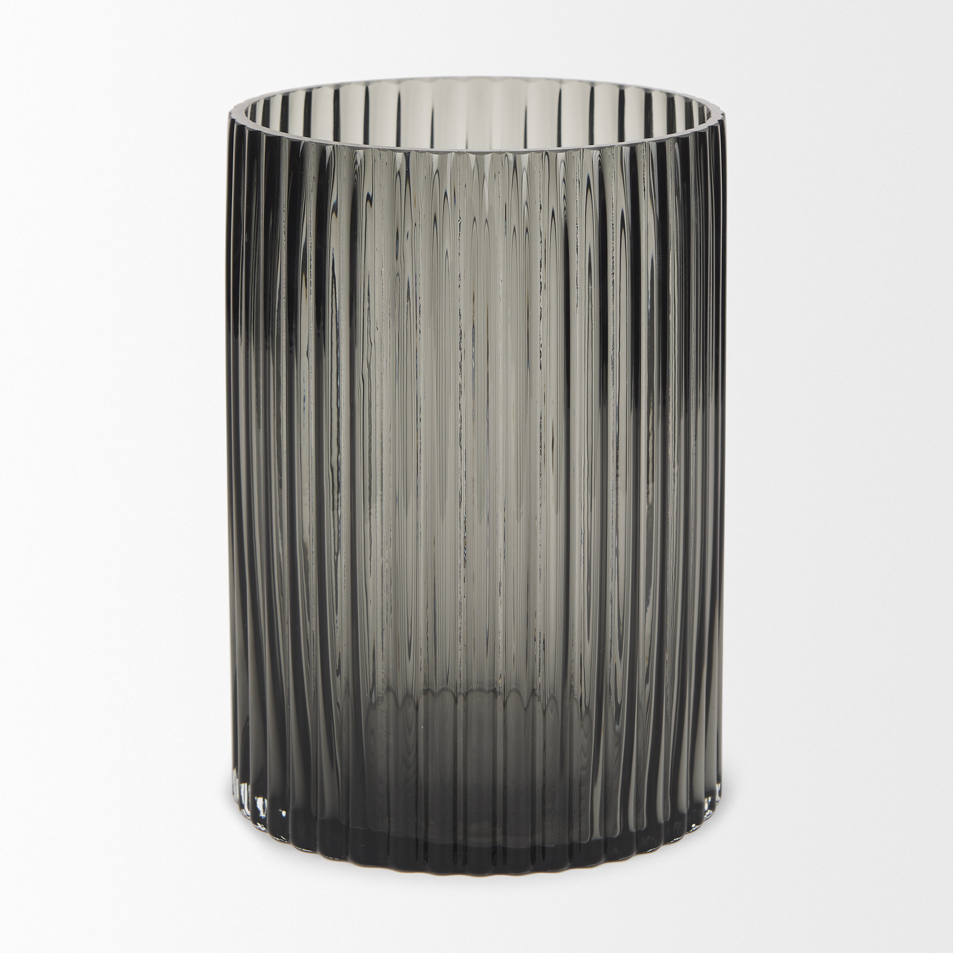 Dawn-Short-Smokey-Black-Glass-Vase-5