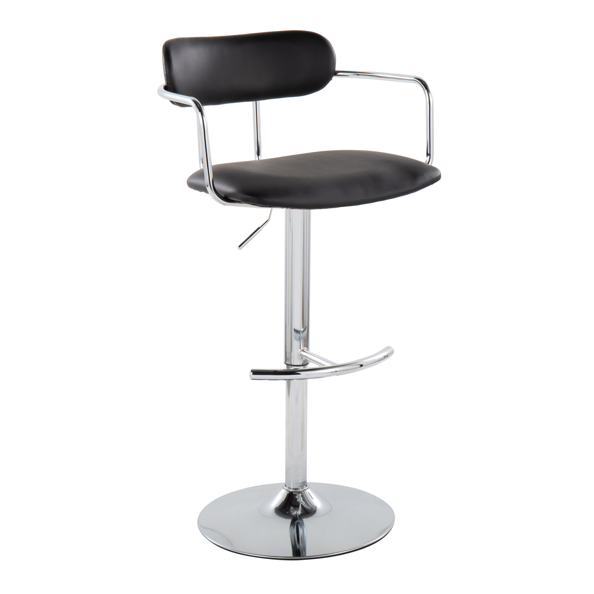 Demi-Black-Faux-Leather-Chrome-Contemporary-Swivel-Barstools-Set-of-2-4