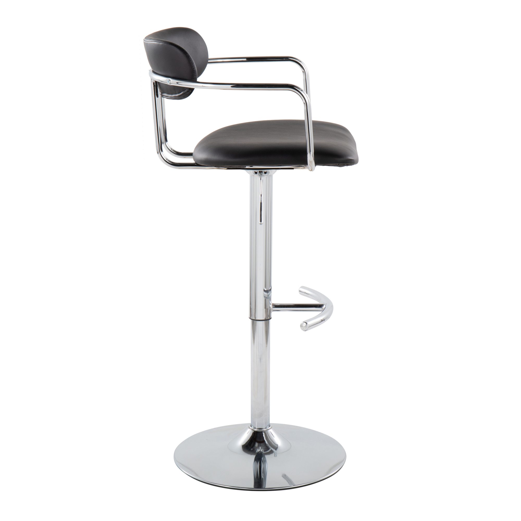 Demi-Black-Faux-Leather-Chrome-Contemporary-Swivel-Barstools-Set-of-2-5