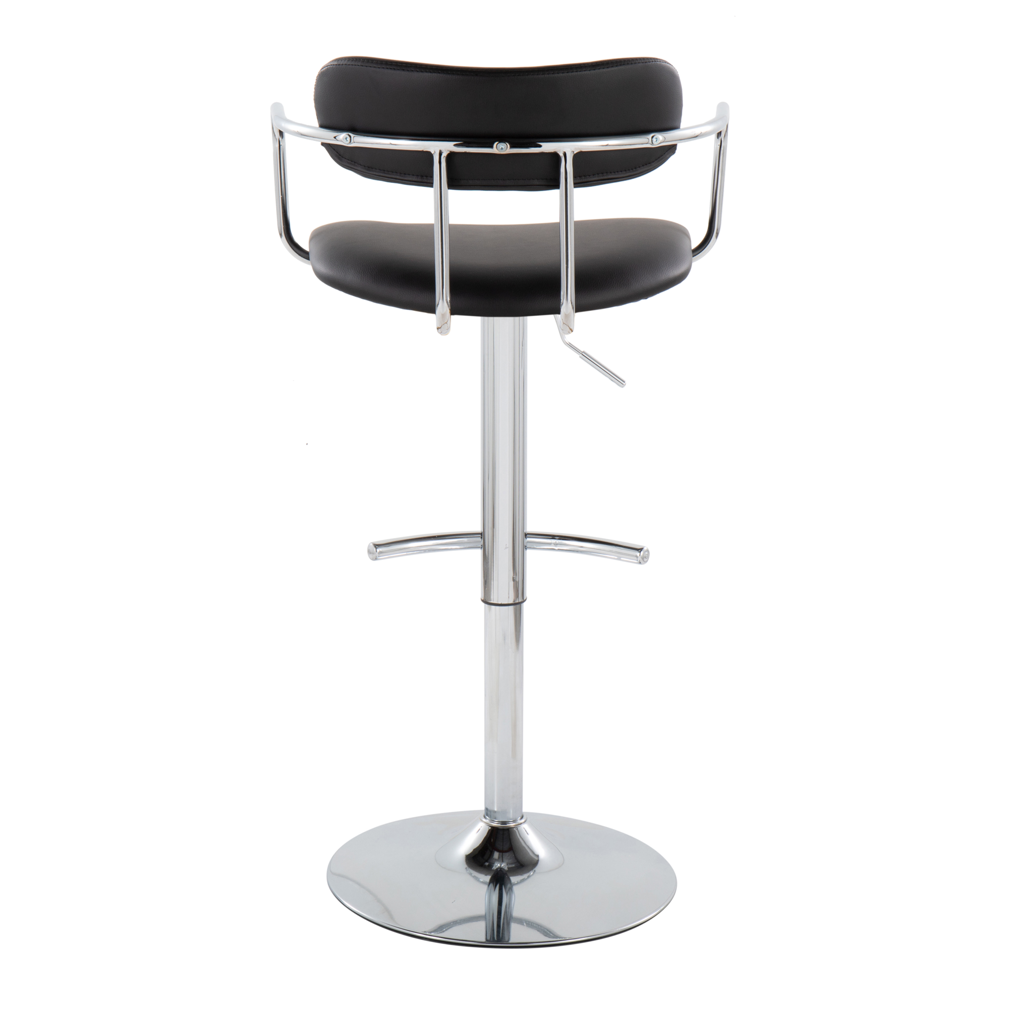 Demi-Black-Faux-Leather-Chrome-Contemporary-Swivel-Barstools-Set-of-2-7