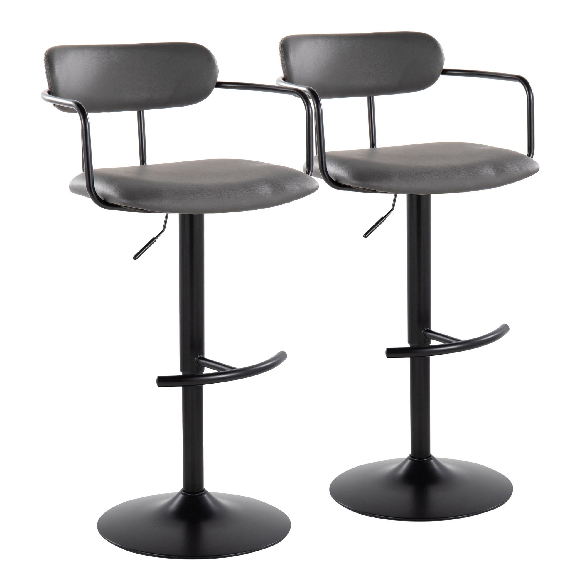 Demi-Grey-Faux-Leather-Black-Metal-Contemporary-Barstools-Set-of-2-3