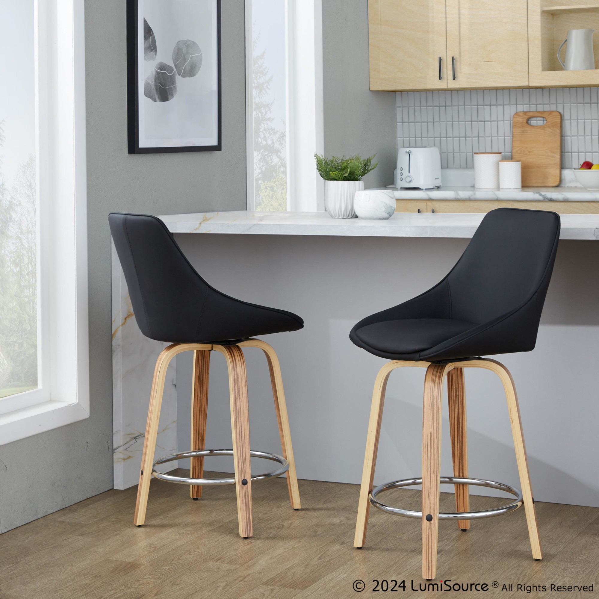 Diana-24-Zebra-Wood-Black-Faux-Leather-Swivel-Stools-Set-of-2-1