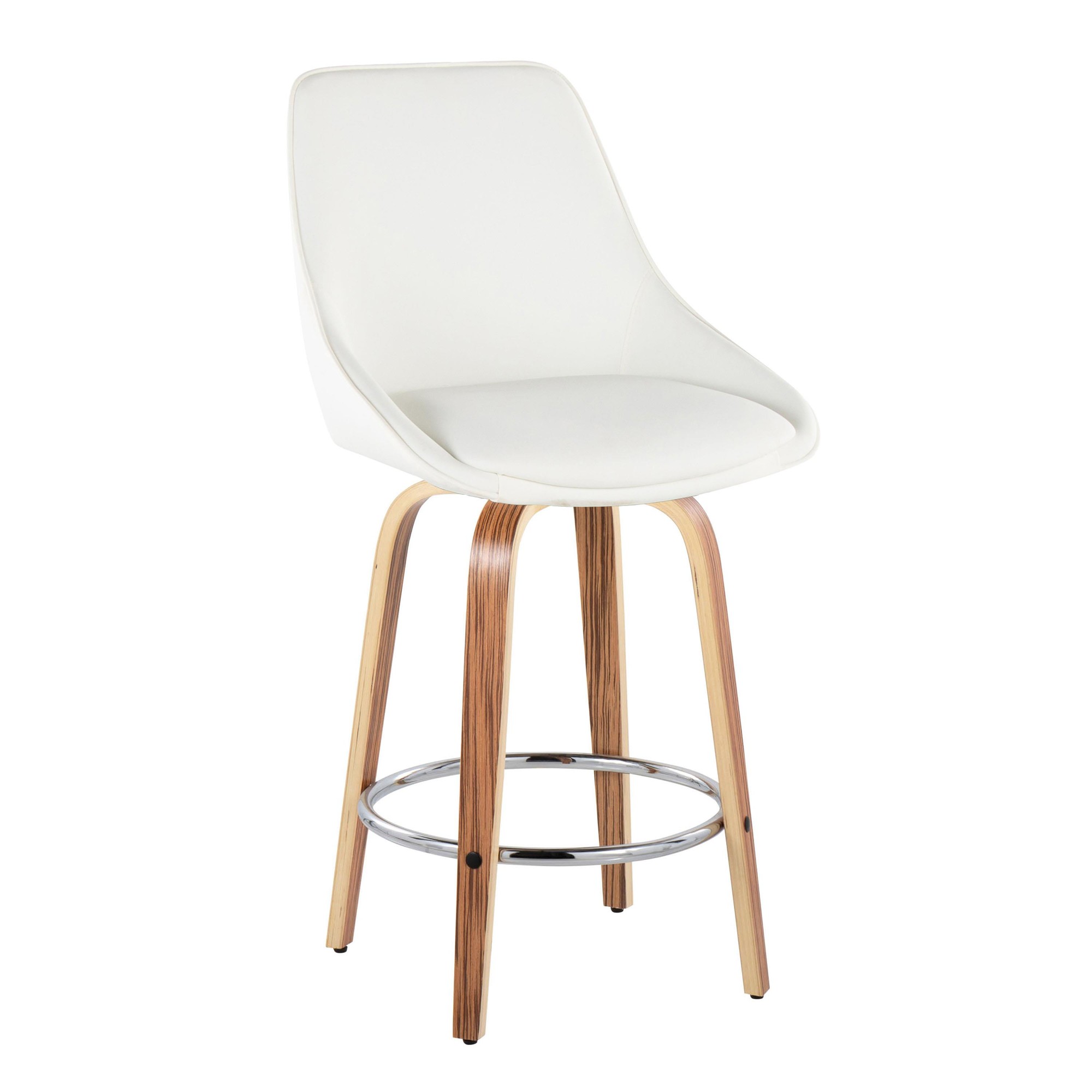 Diana-26-Contemporary-Zebra-Wood-White-Swivel-Stools-Set-of-2-3