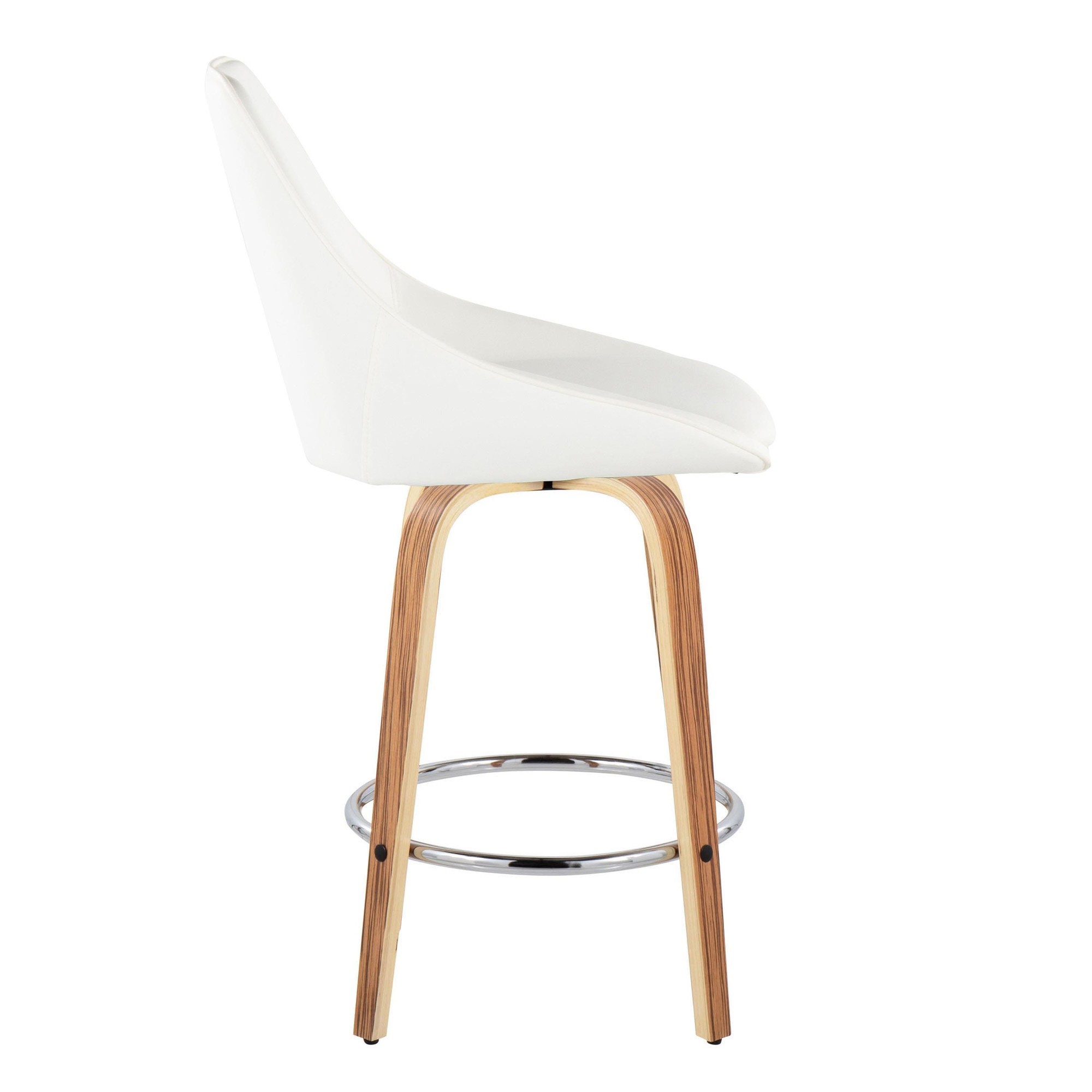 Diana-26-Contemporary-Zebra-Wood-White-Swivel-Stools-Set-of-2-4