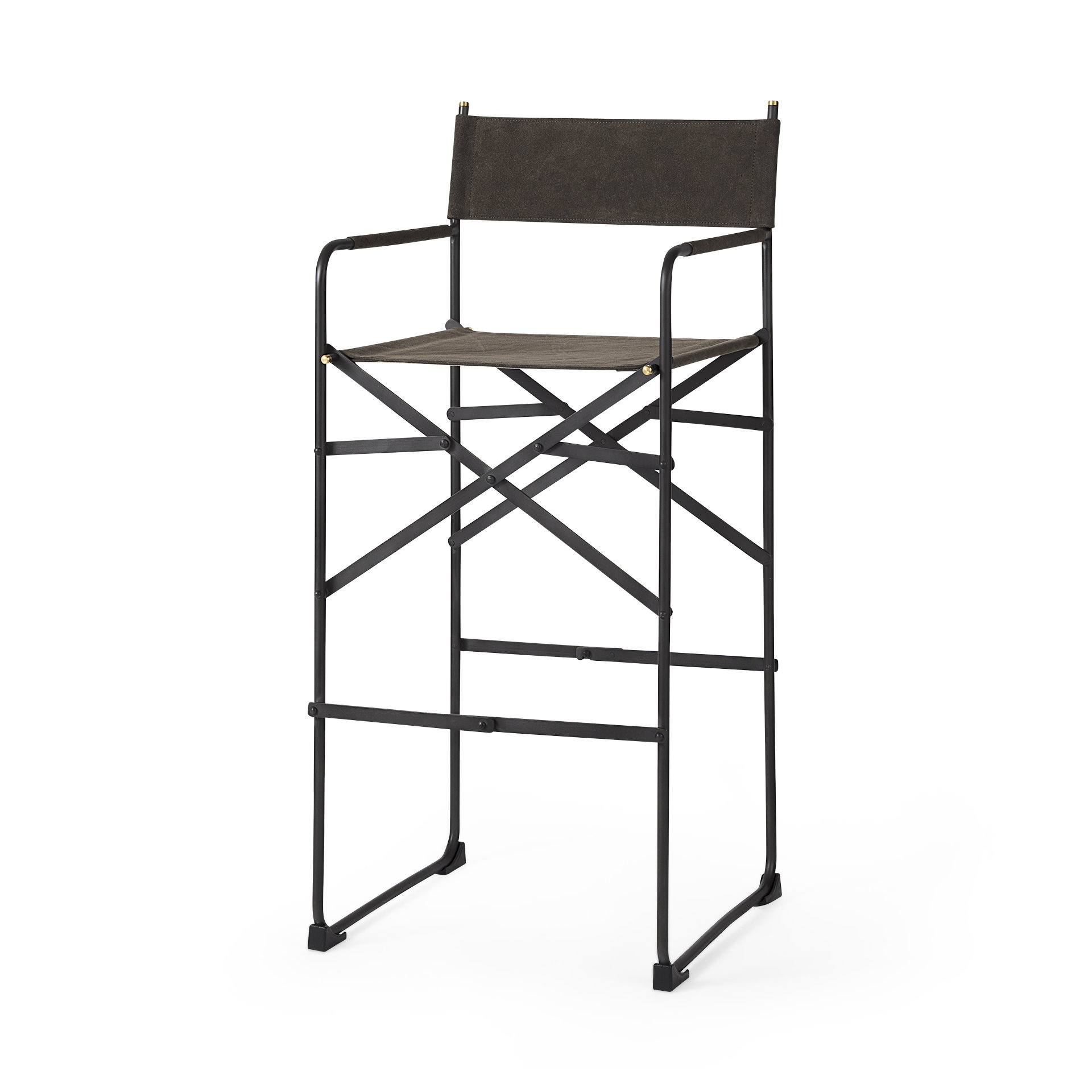 Direttore-19.3L-x-19.3W-x-44.1H-BrownGray-Suede-W-Metal-Frame-Bar-Stool