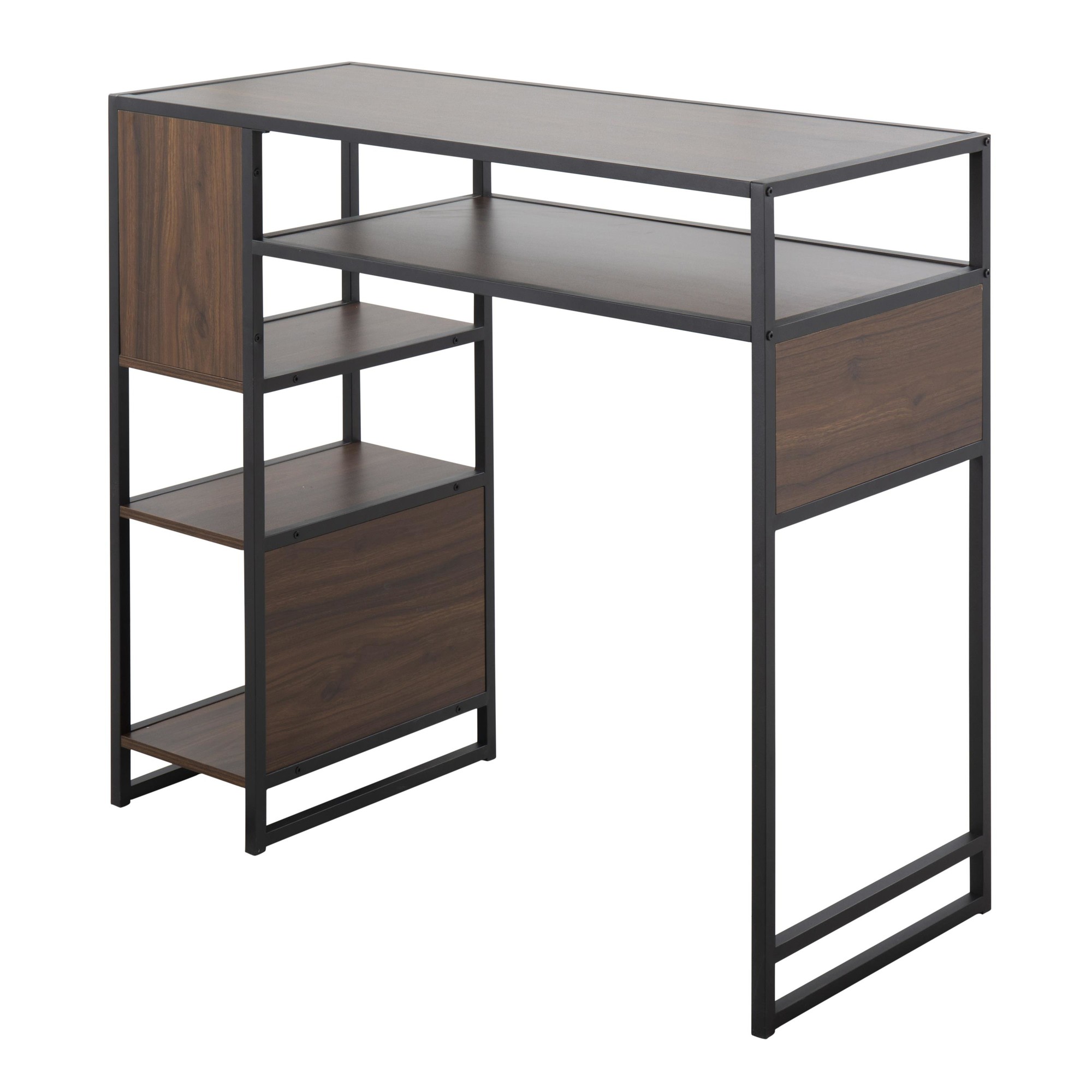 Display-Black-Metal-and-Walnut-Wood-Bar-Table-5