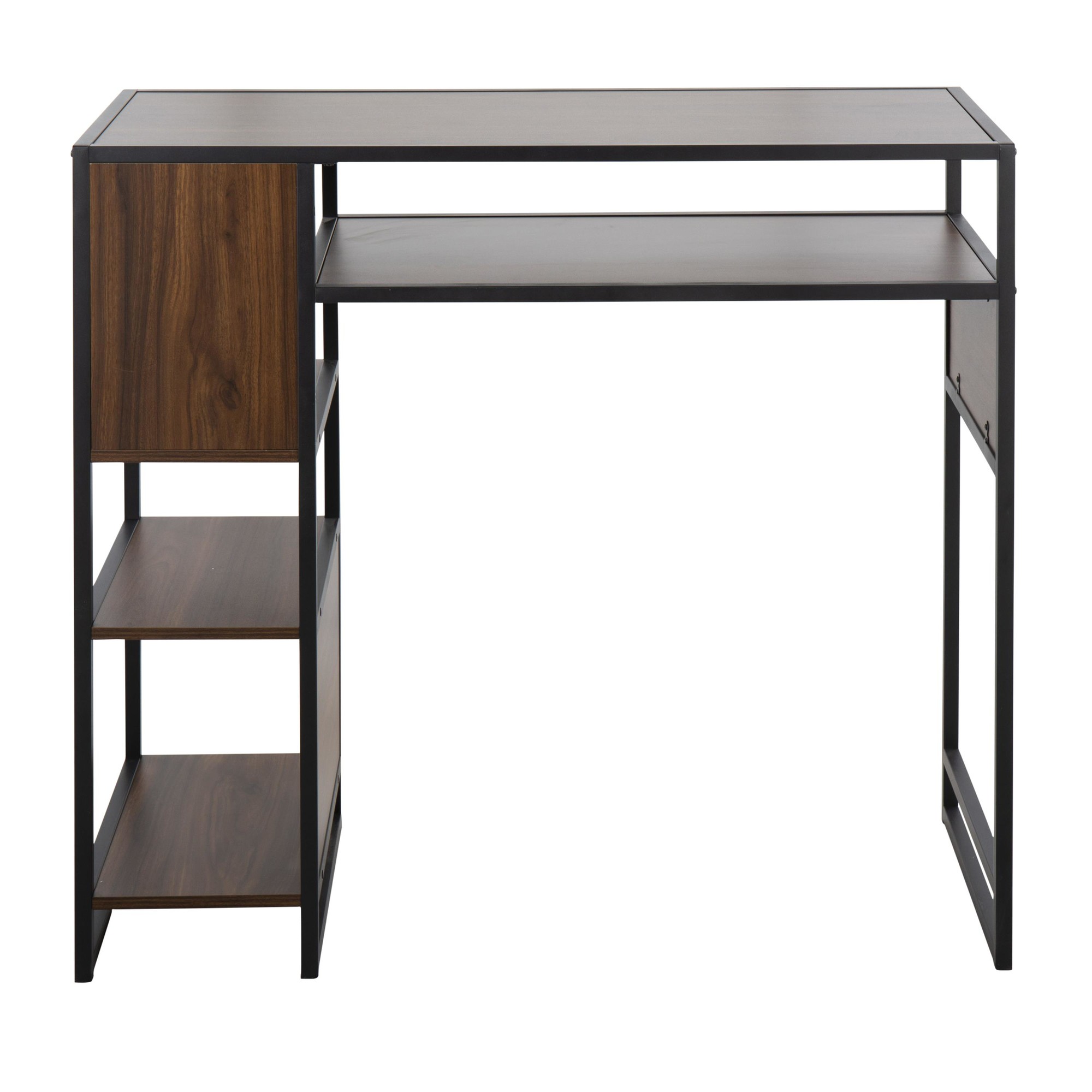 Display-Black-Metal-and-Walnut-Wood-Bar-Table-6