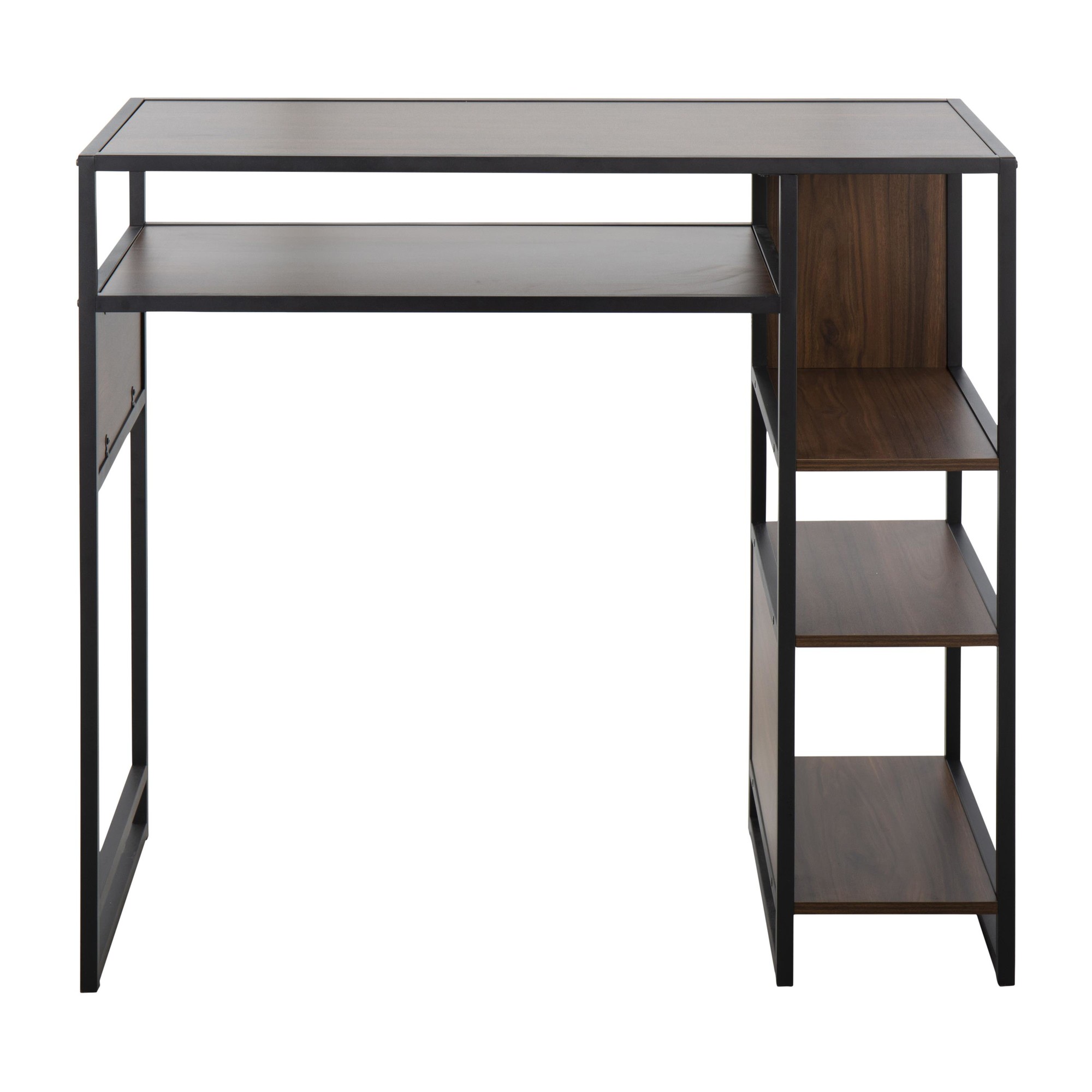 Display-Black-Metal-and-Walnut-Wood-Bar-Table-7
